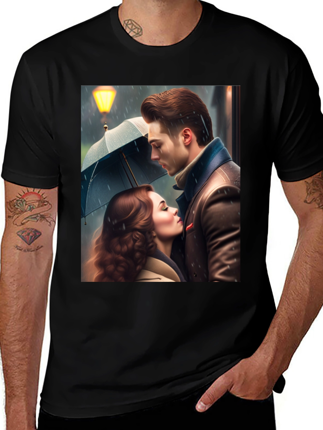 Variant 16 of Romantic Rainy Day T-Shirt