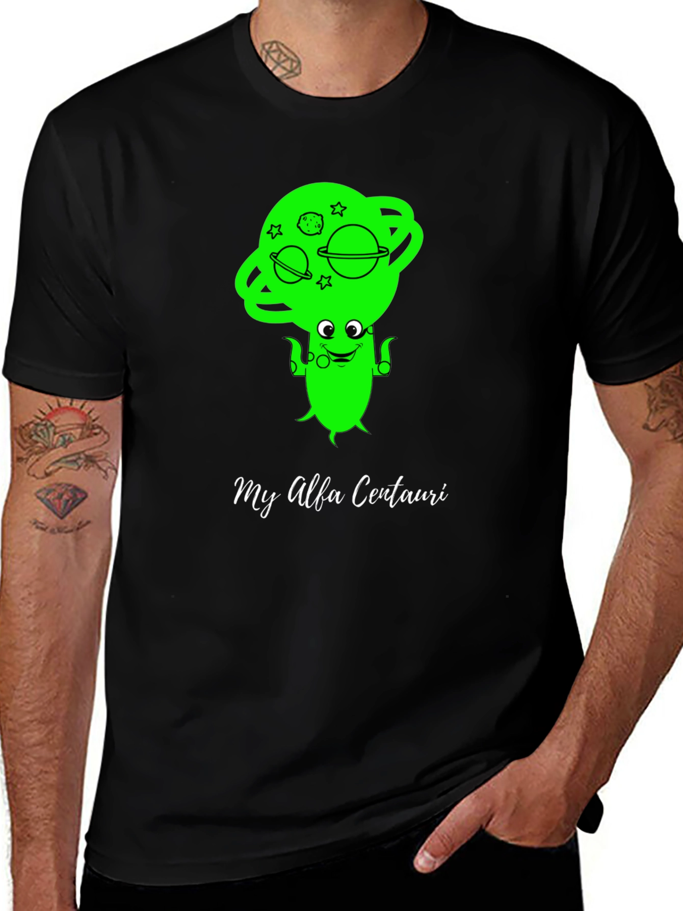 Black My Alfa Centauri Black T-Shirt main image