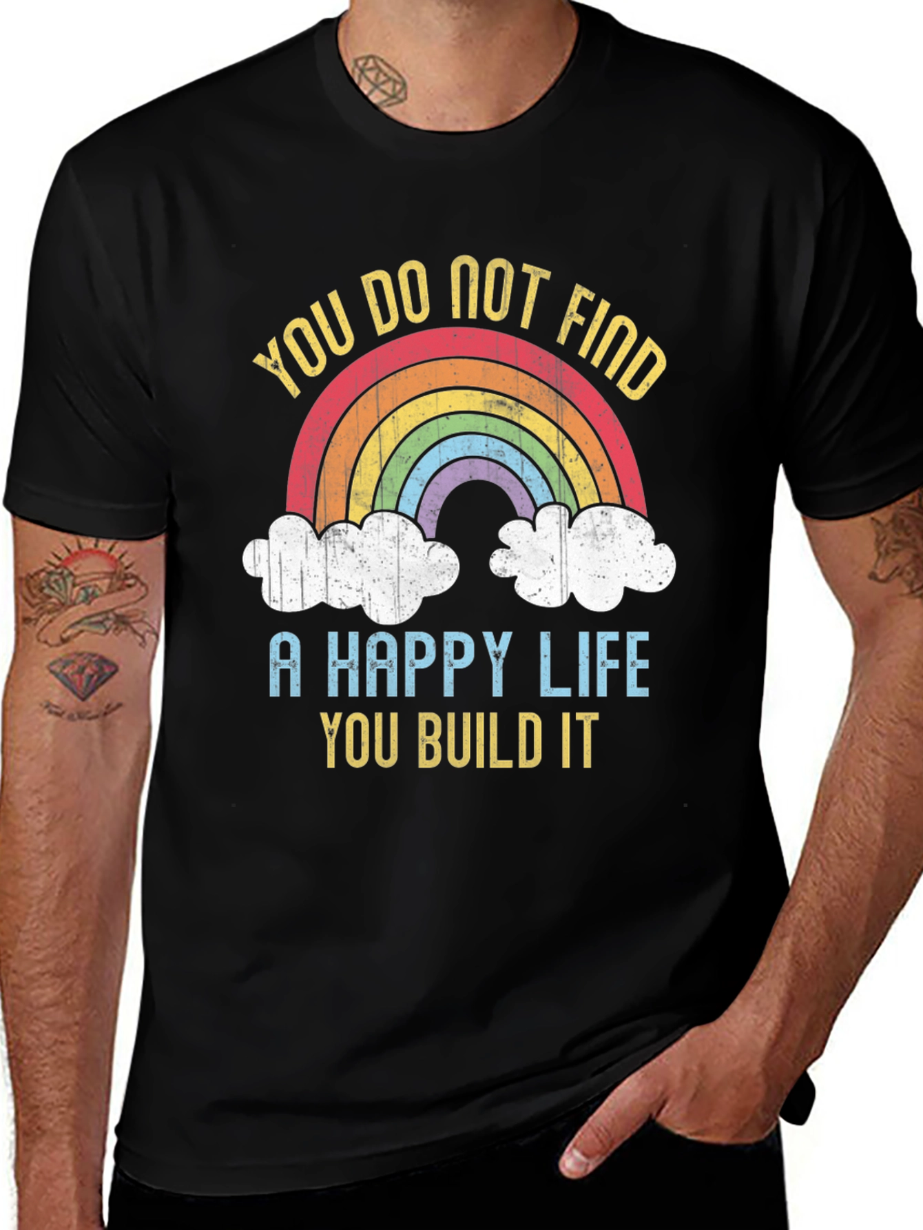 Variant 8 of You Build It Rainbow Graphic T-Shirt