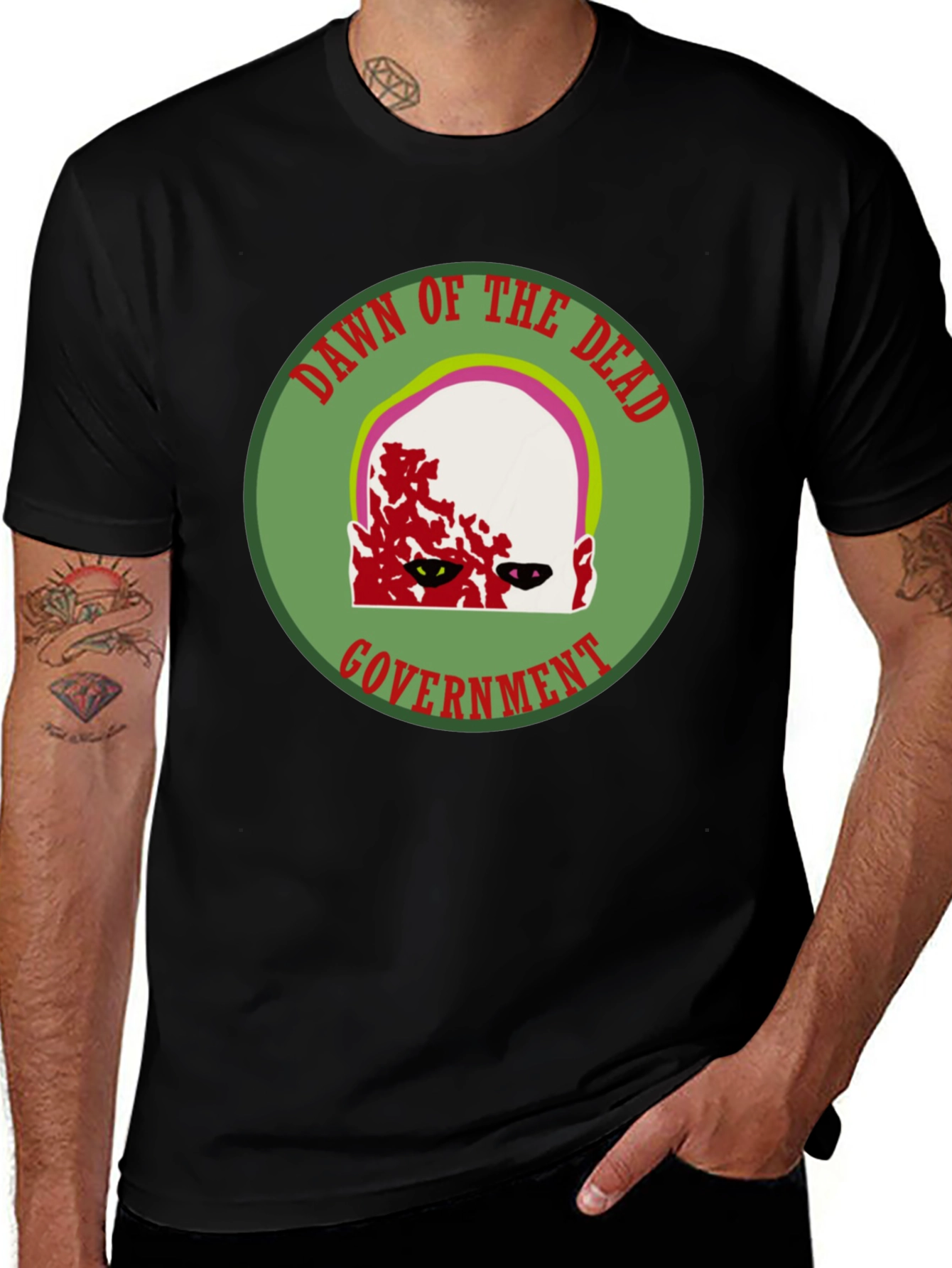 Variant 27 of Dawn of the Dead Graphic Tee - Zombie Government