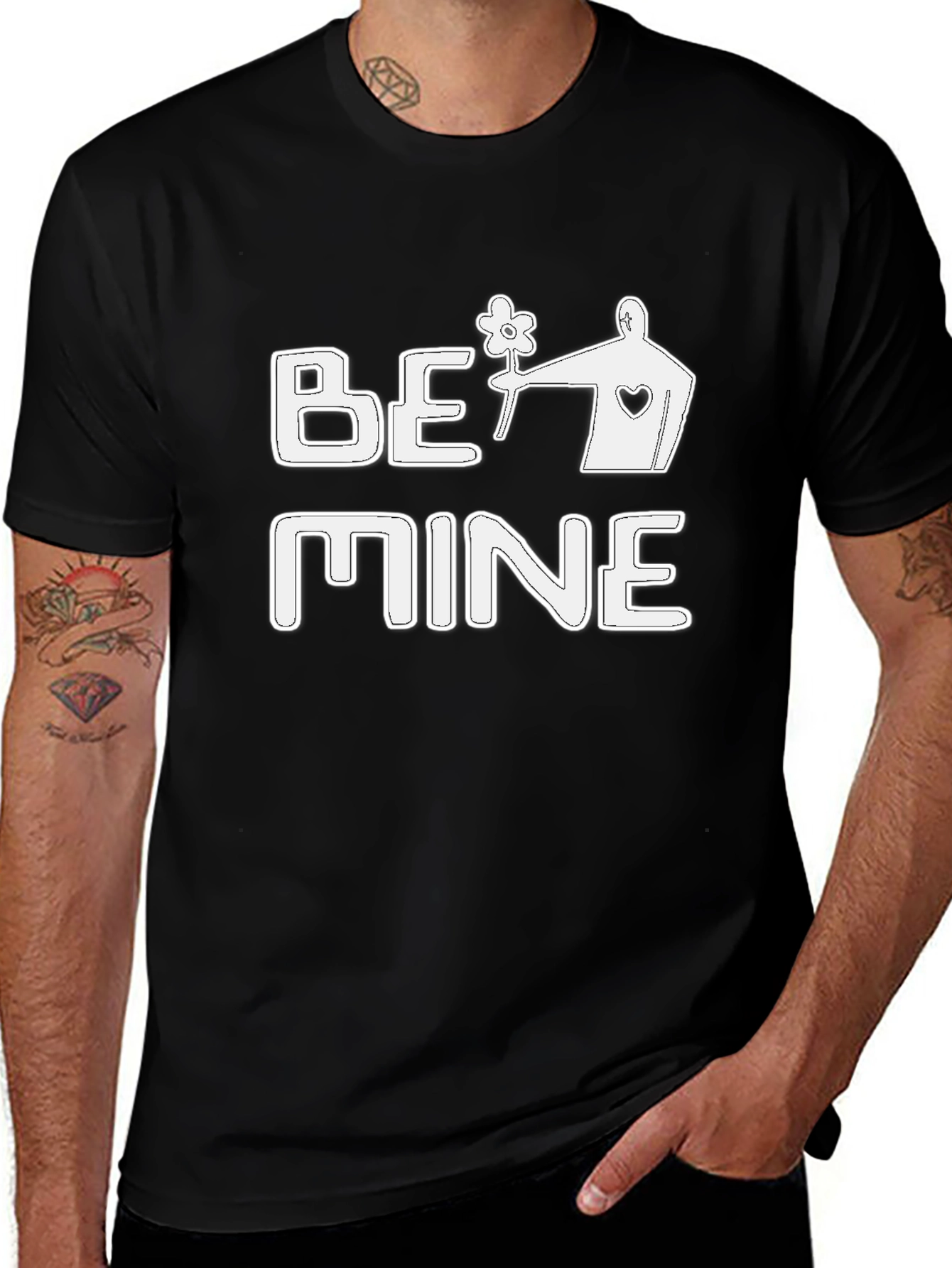Variant 16 of Be Mine Graphic Tee - Valentine's Day