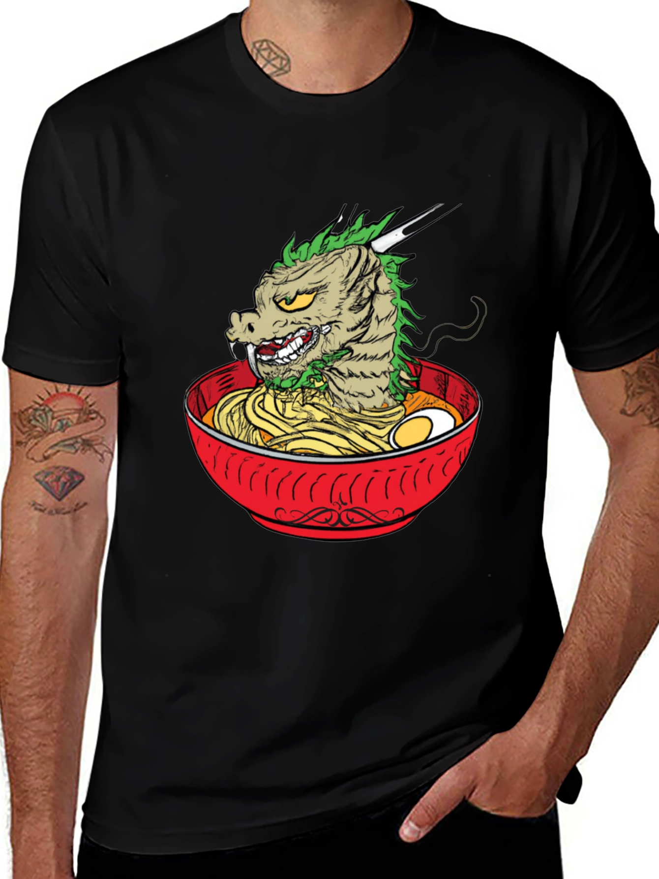 Variant 17 of Dragon Ramen T-Shirt - Unique Graphic Tee