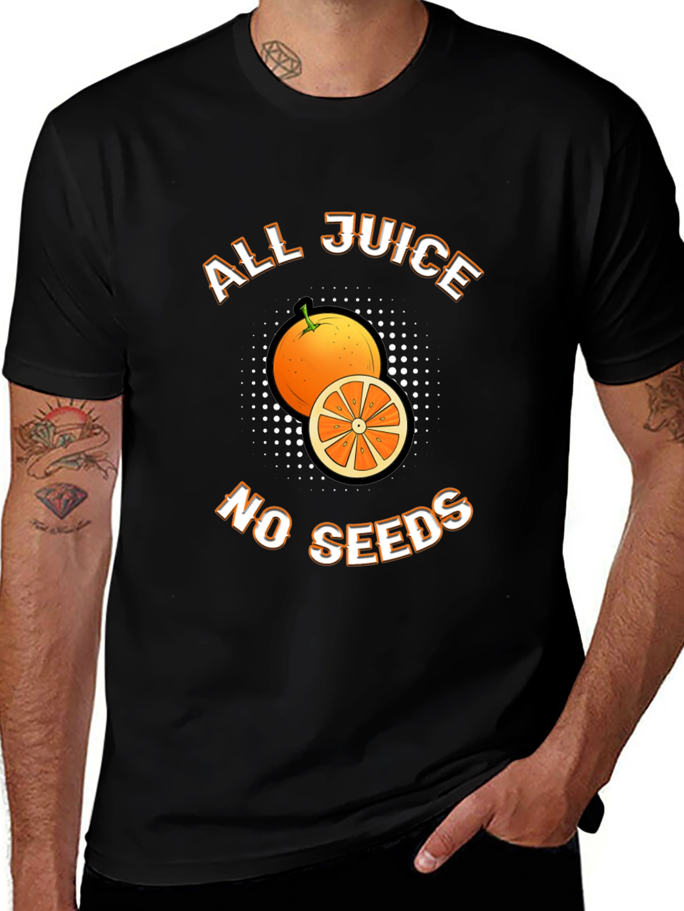 All Juice No Seeds Graphic T-Shirt