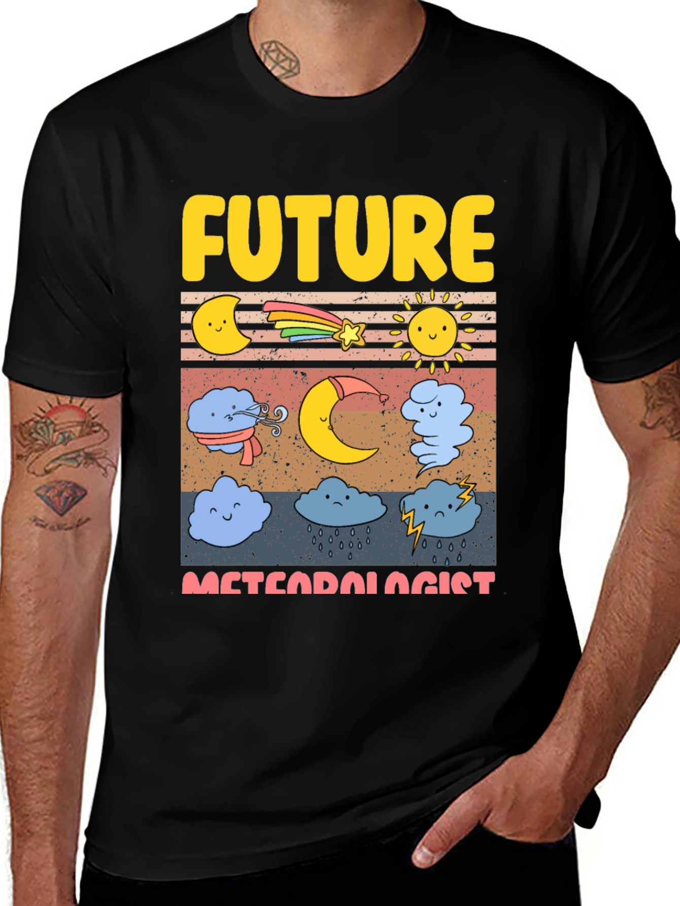 Variant 5 of Future Meteorologist Graphic T-Shirt