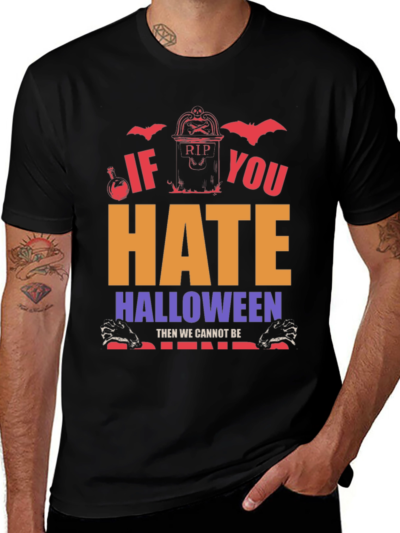 Halloween Hate T-Shirt - Spooky Season Apparel