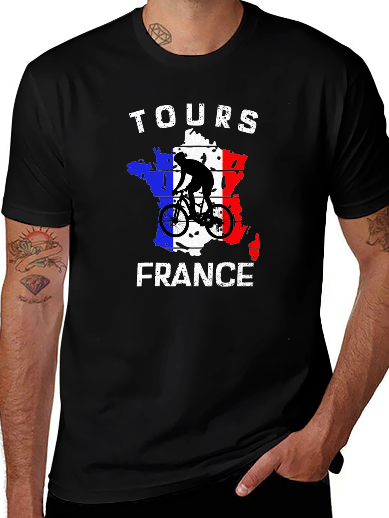 Variant 23 of Tours France Cycling T-Shirt