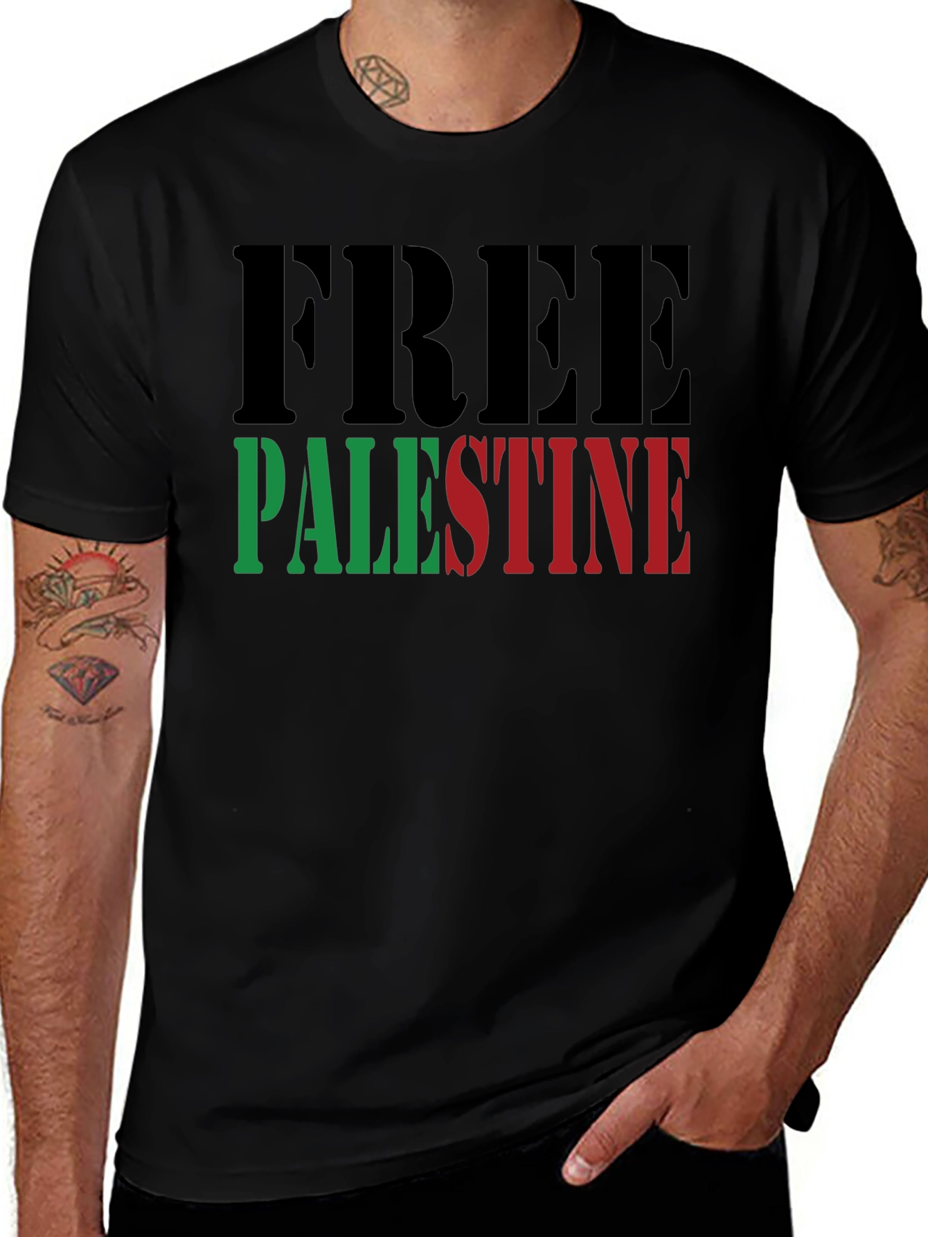 Free Palestine Graphic T-Shirt - Activist Tee