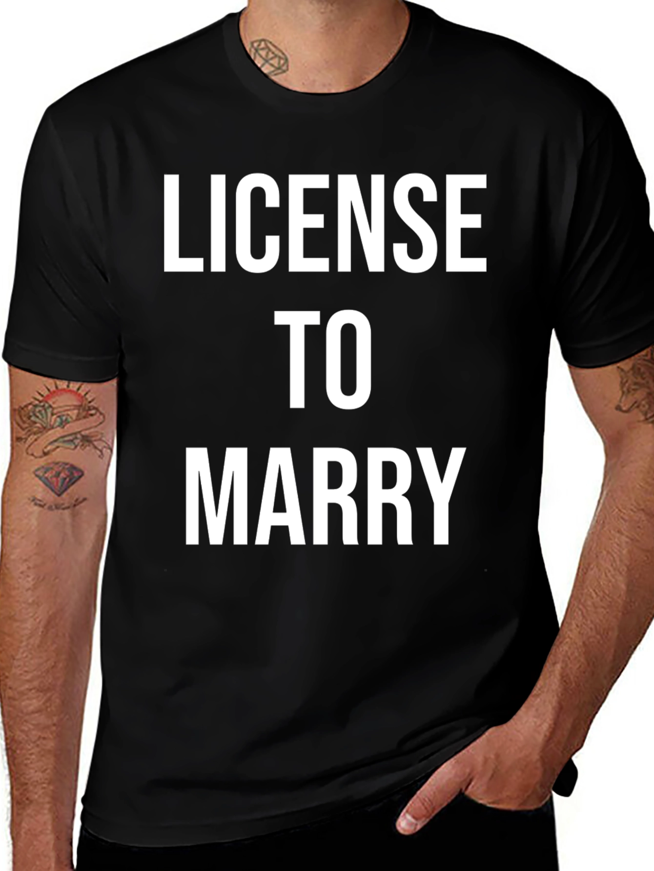 Variant 20 of License To Marry Graphic Tee