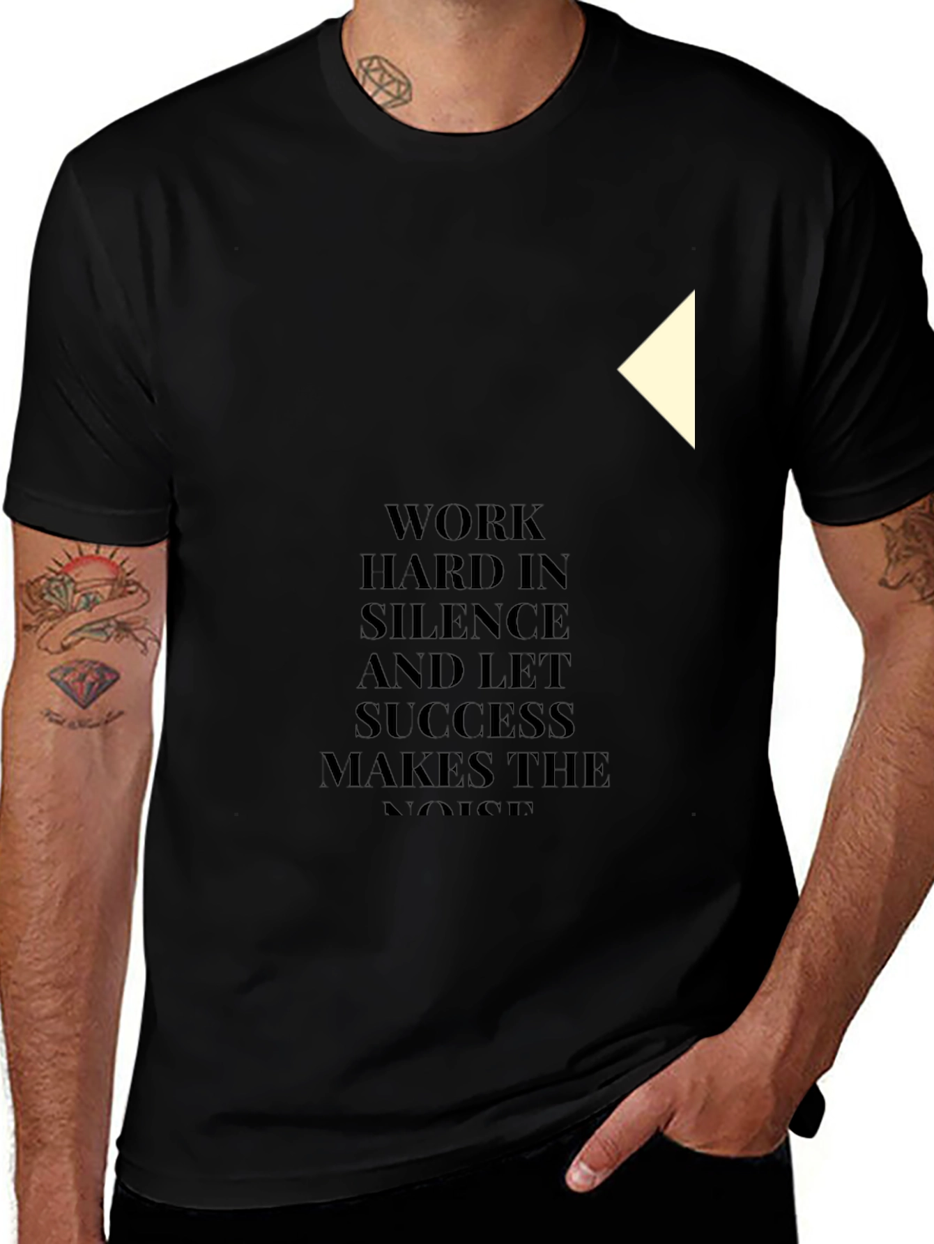 Variant 19 of Motivational Black T-Shirt