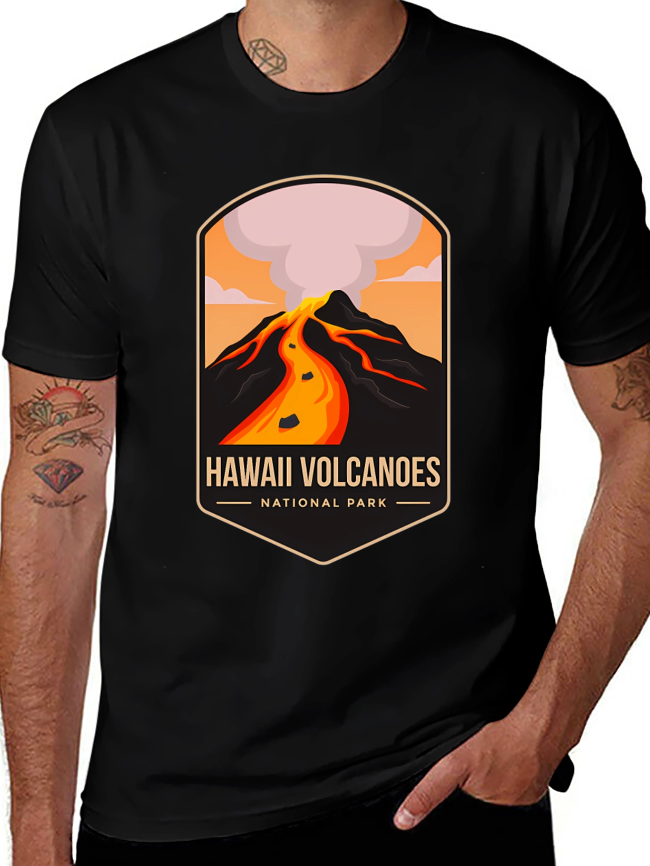 Variant 16 of Hawaii Volcanoes National Park Graphic T-Shirt
