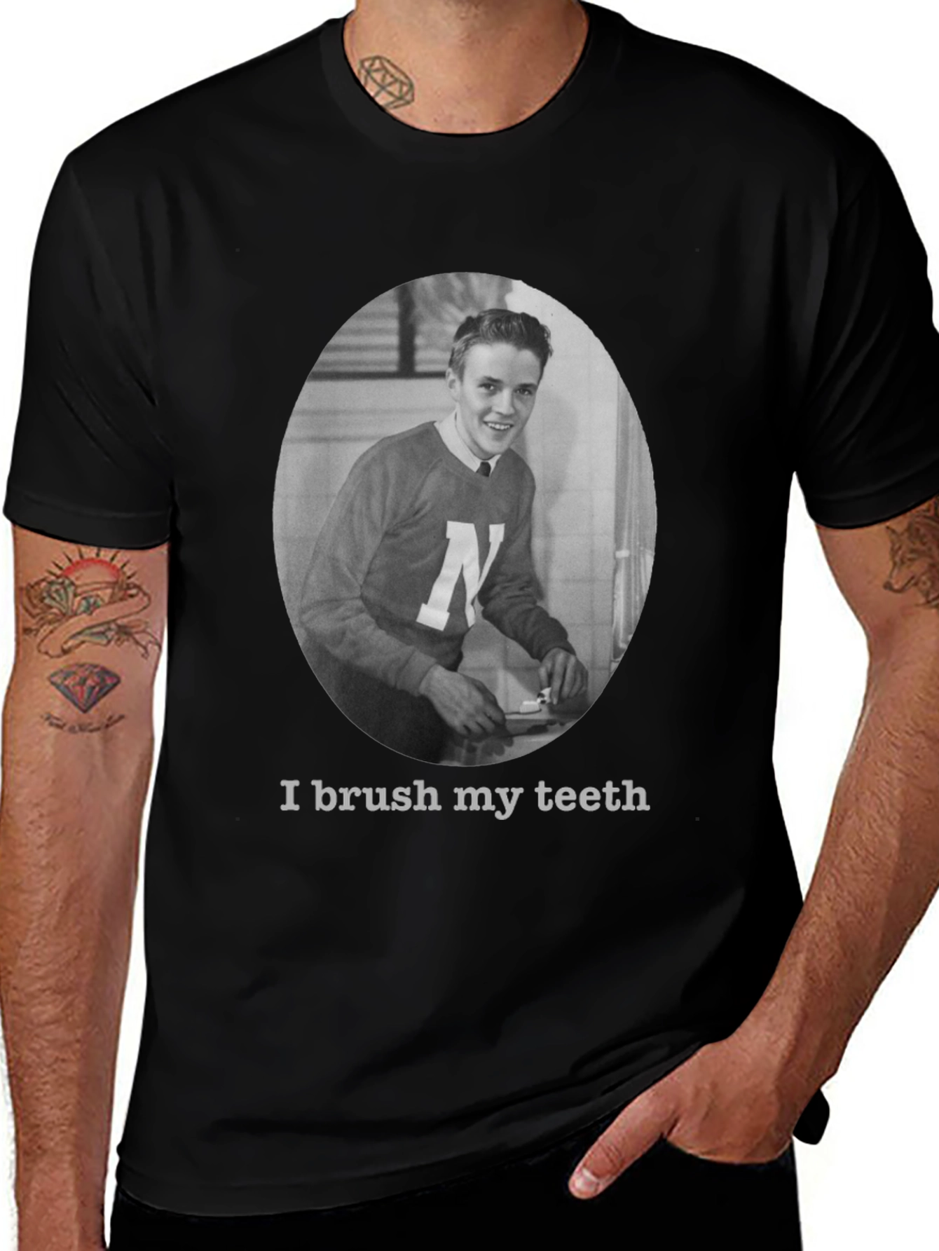 Variant 7 of I Brush My Teeth T-Shirt