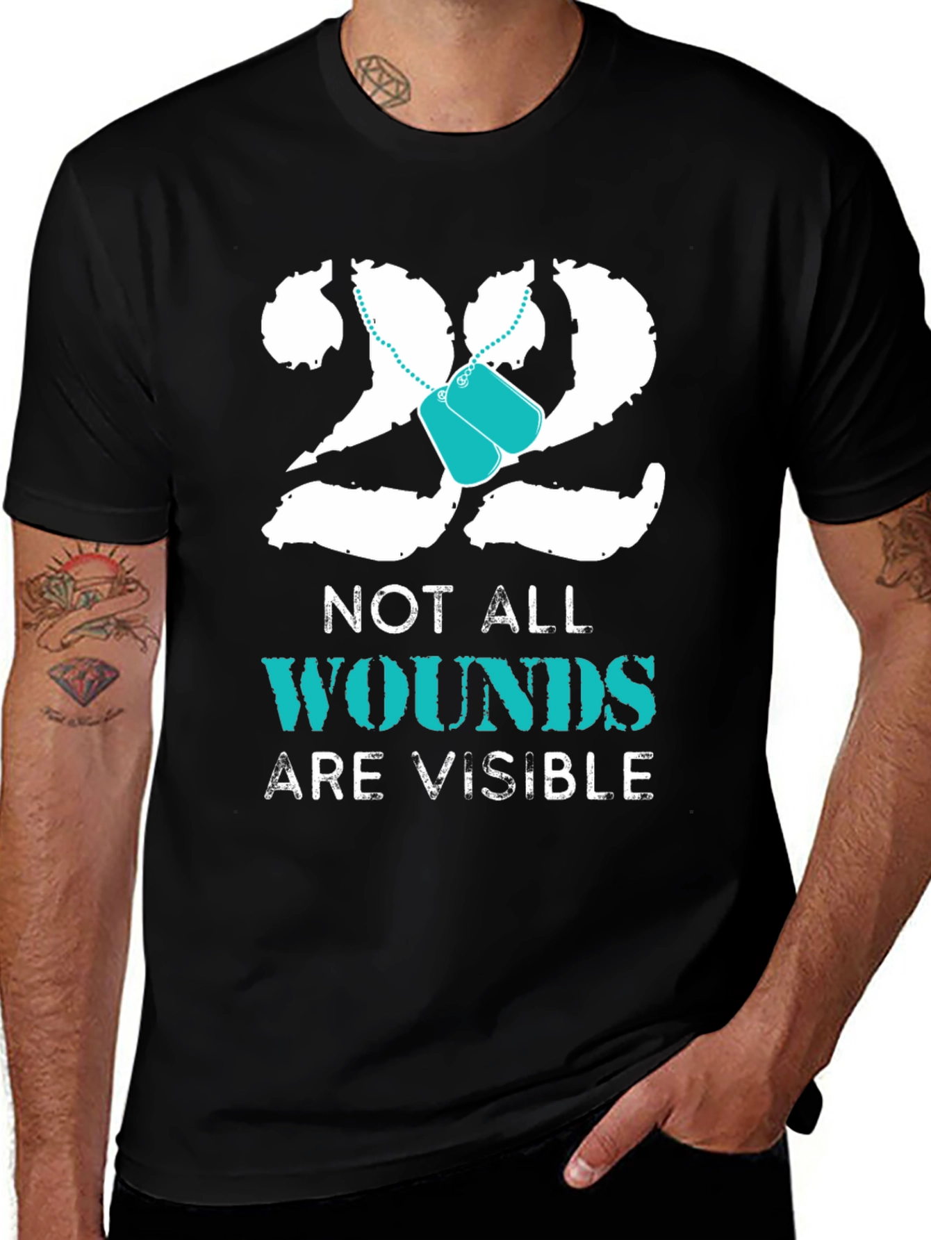 Variant 15 of 22 Not All Wounds Are Visible T-Shirt