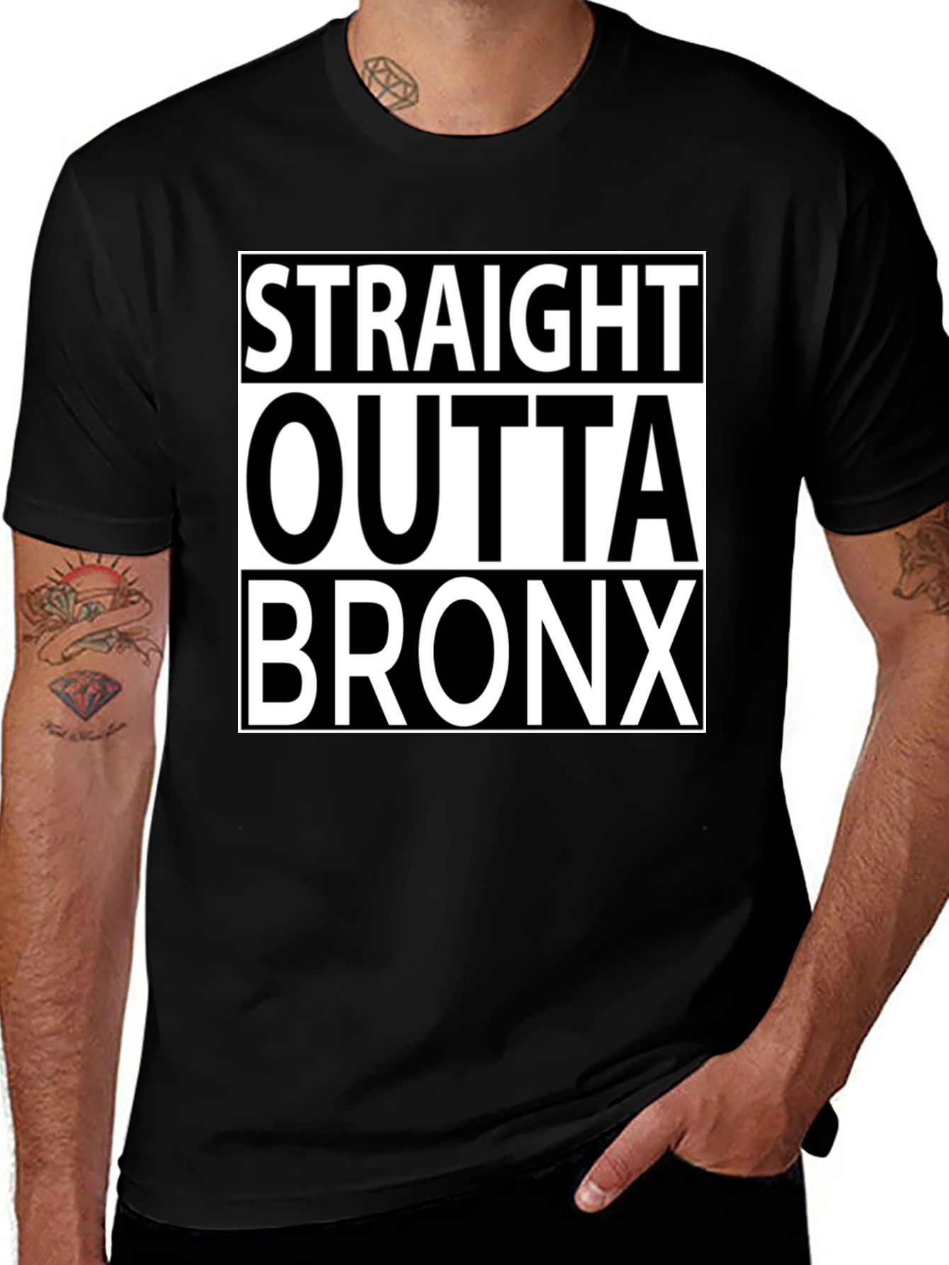 Variant 20 of Straight Outta Bronx Graphic Tee