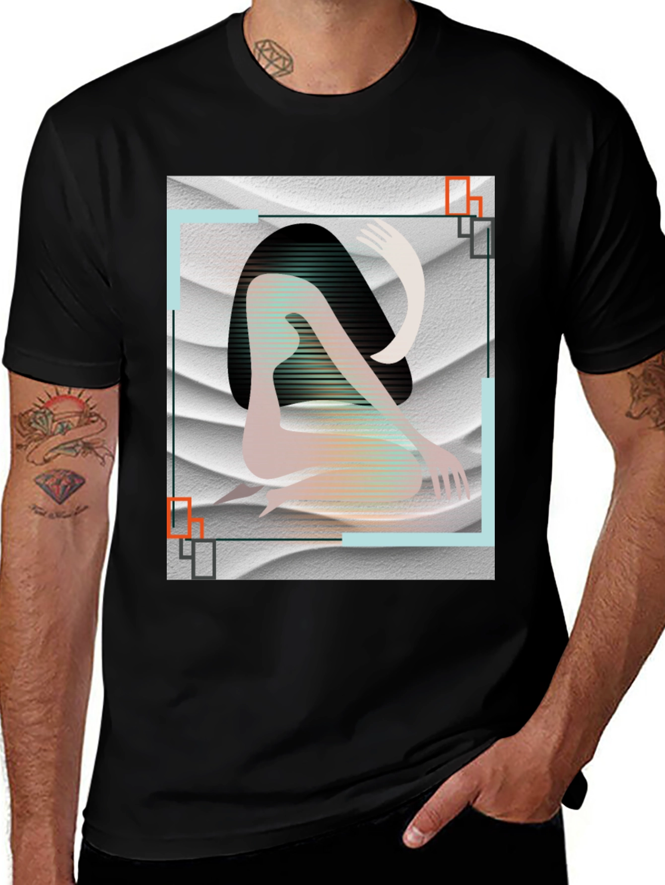 Variant 29 of Abstract Figure Graphic T-Shirt