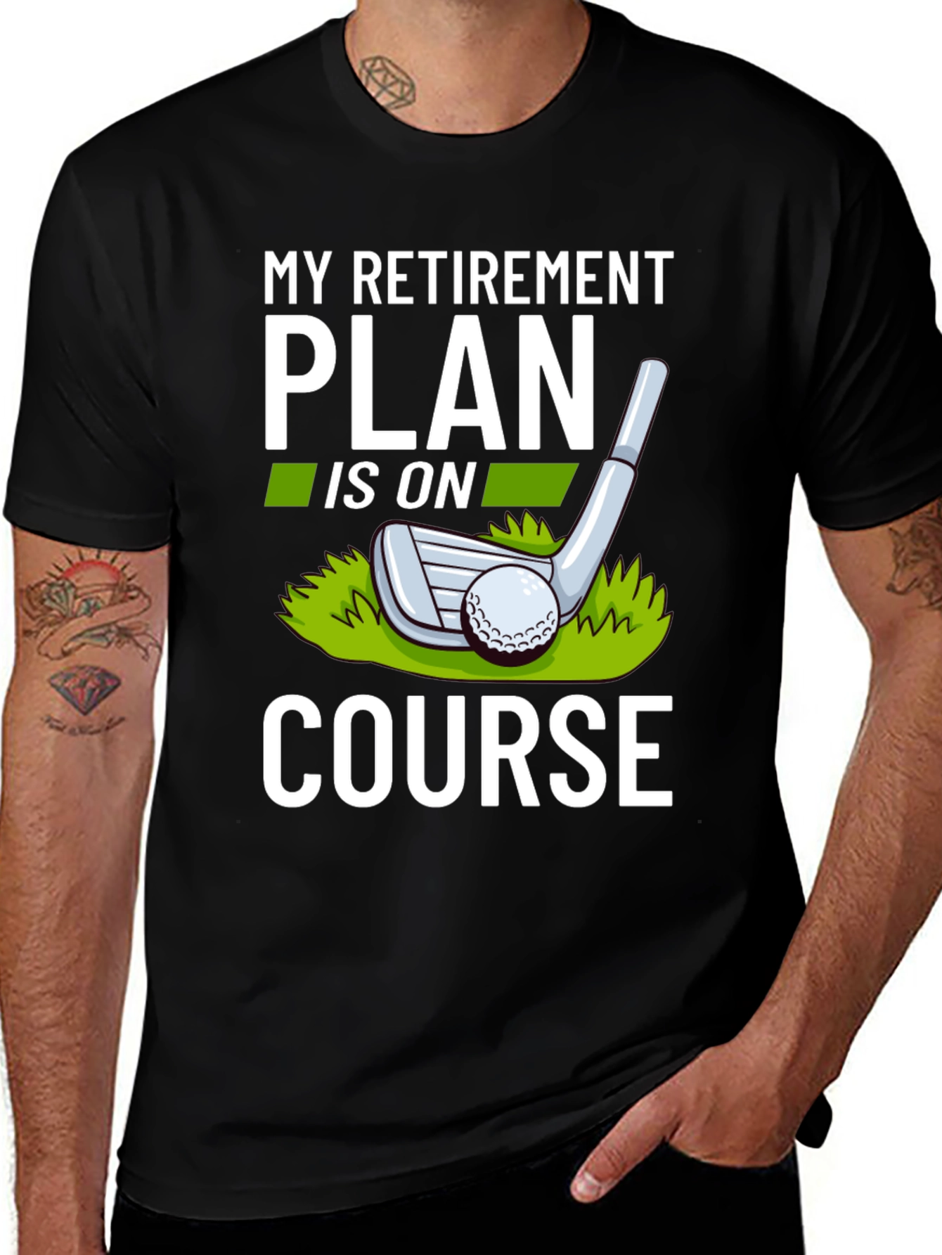 Variant 5 of Retirement Plan Golf T-Shirt