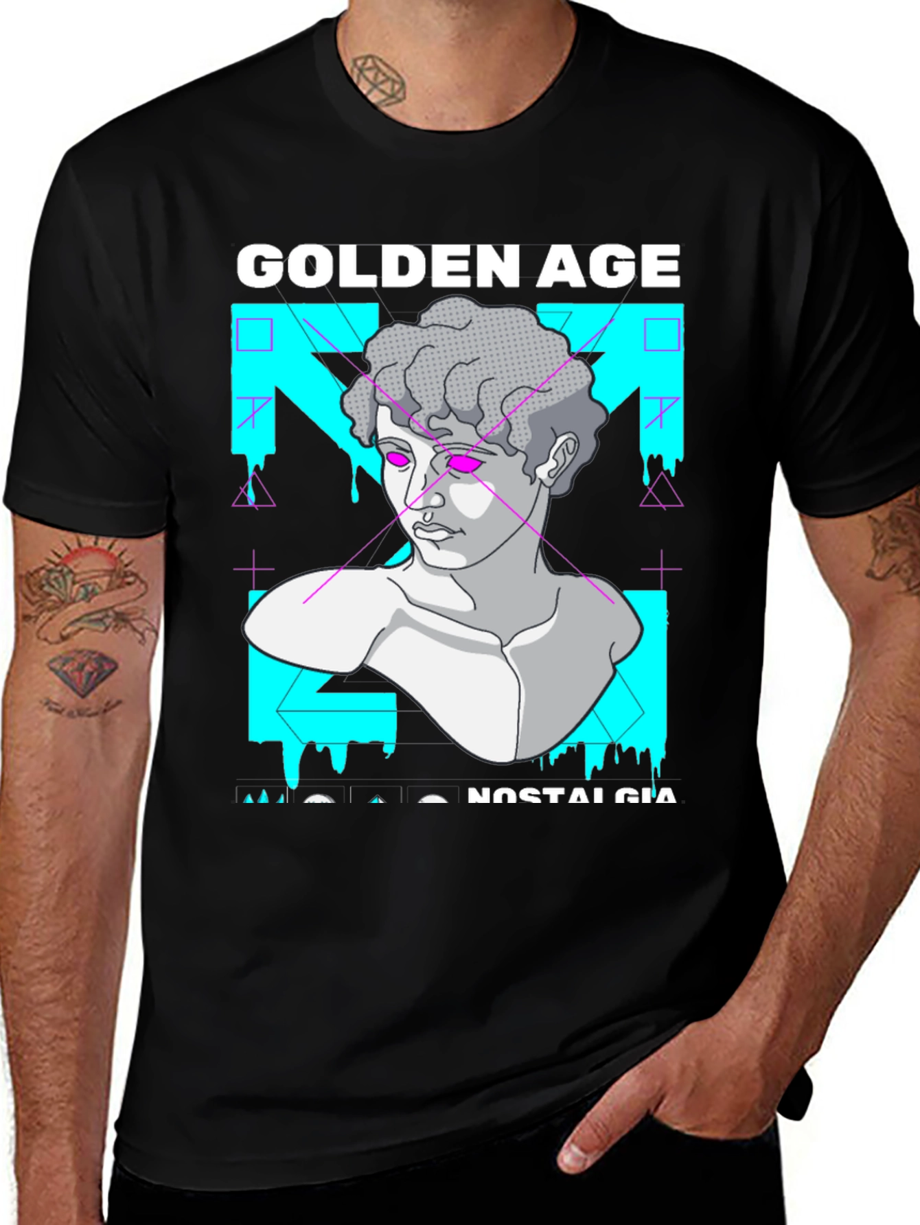 Variant 3 of Golden Age Nostalgia Graphic Print T-Shirt