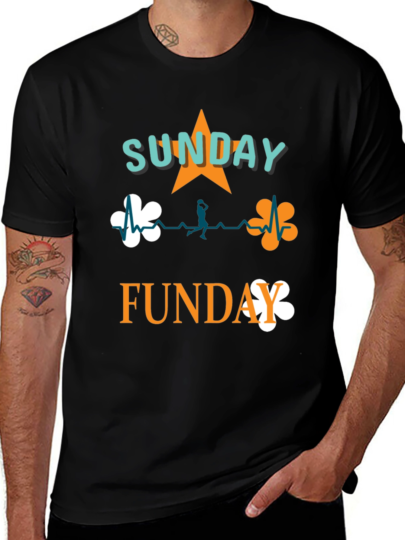 Variant 4 of Sunday Funday Graphic Tee - Casual Comfort