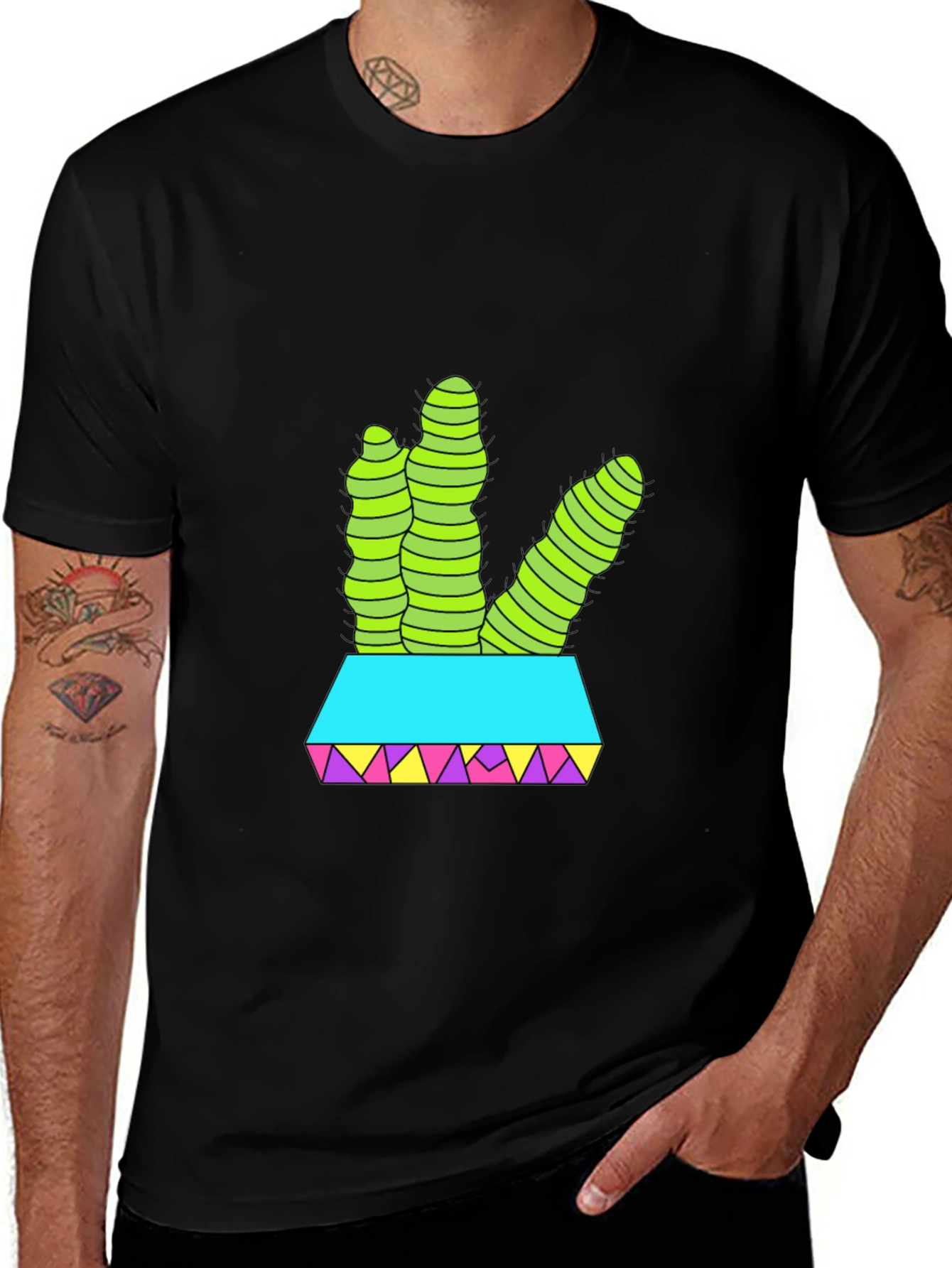 Variant 2 of Cactus T-Shirt: Funky Desert Style