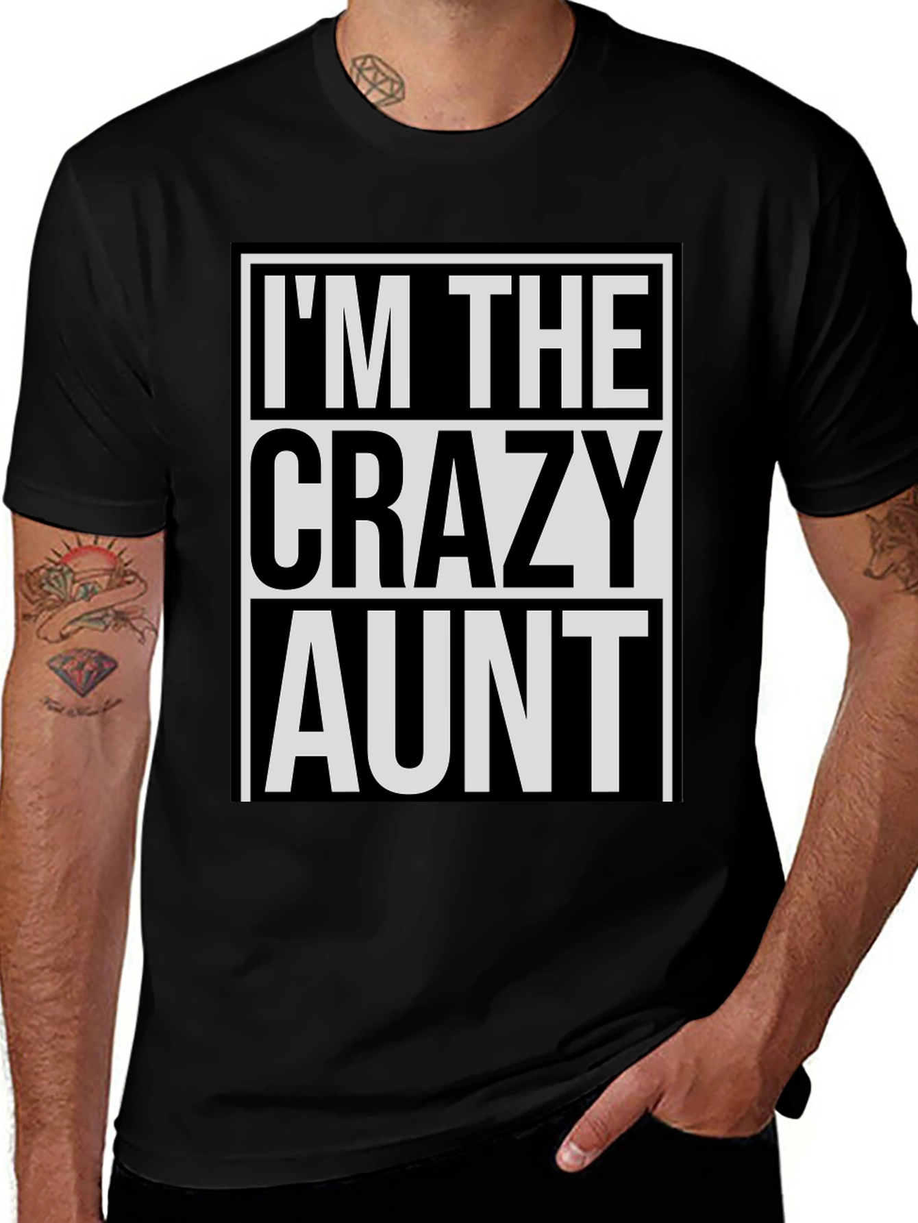 Variant 21 of I'm The Crazy Aunt T-Shirt - Novelty Graphic Tee