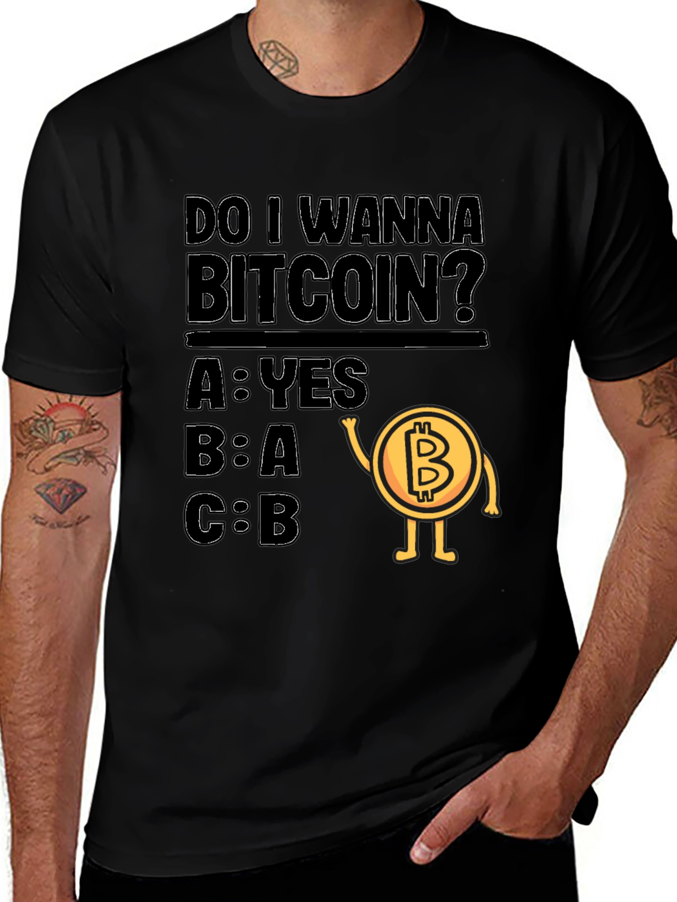 Do I Wanna Bitcoin? Graphic Tee