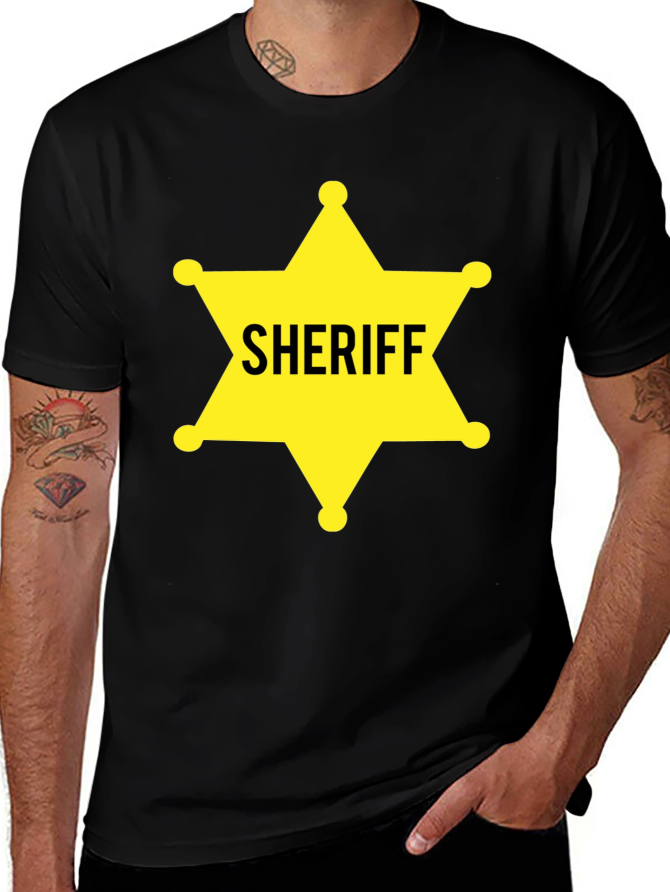 Variant 23 of Sheriff Star Graphic T-Shirt