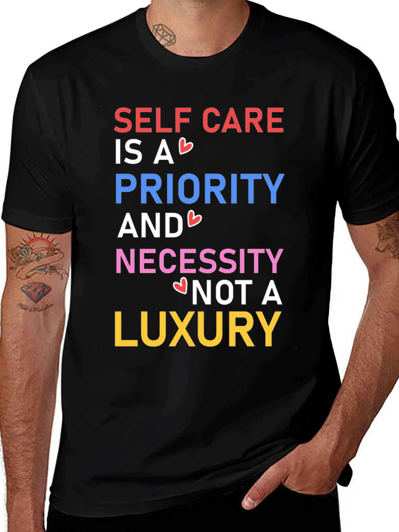Variant 3 of Self Care Priority T-Shirt, Stylish & Comfy
