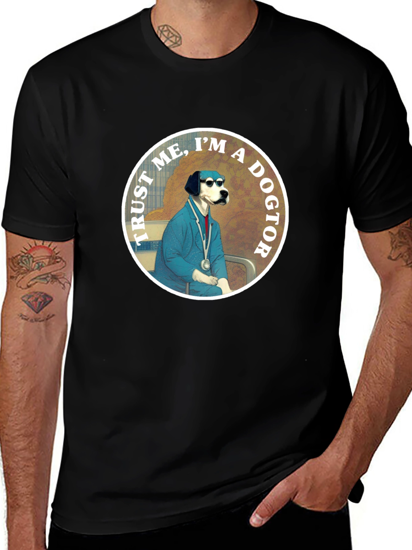 Variant 16 of Trust Me, I'm A Dogtor! T-Shirt