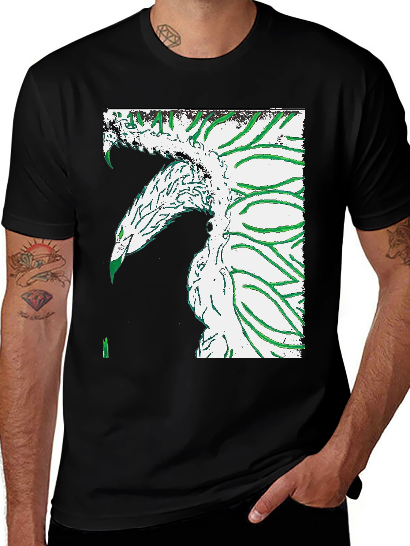 Variant 26 of Green Phoenix Graphic T-Shirt