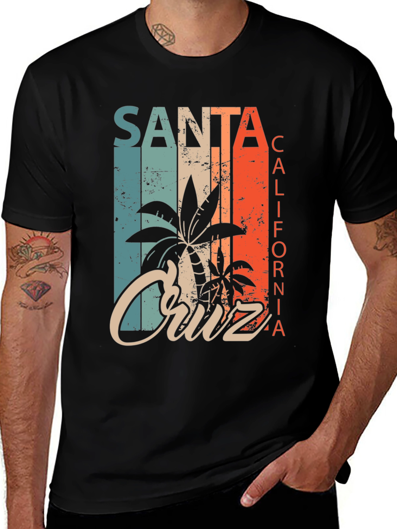 Santa Cruz California Palm T-Shirt