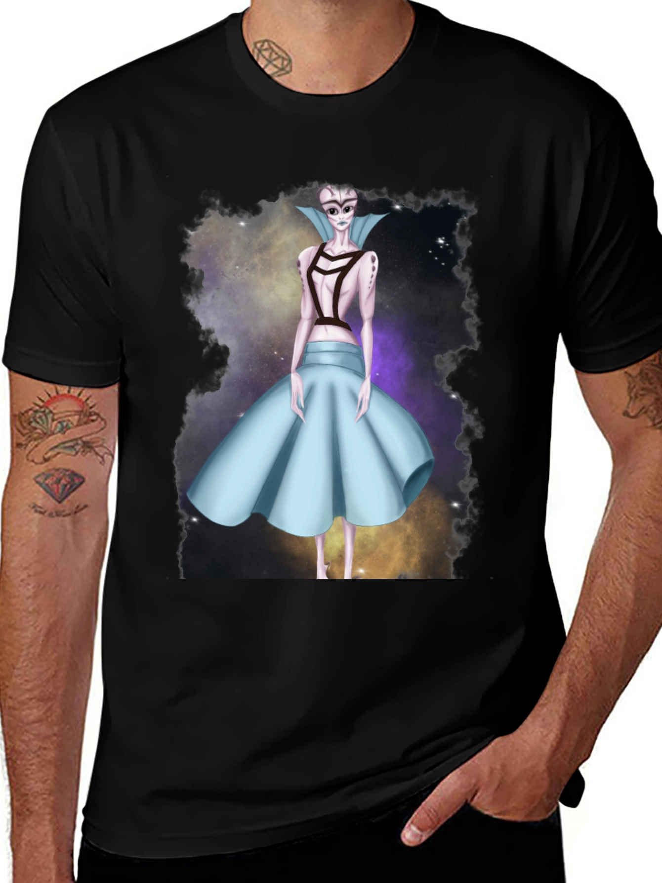 Variant 19 of Alien Ballerina Graphic Tee