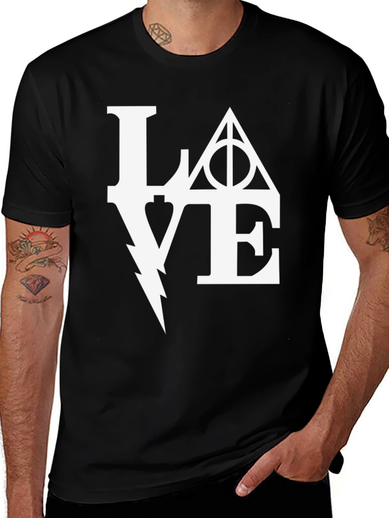 Harry Potter Love T-Shirt - Deathly Hallows Tee