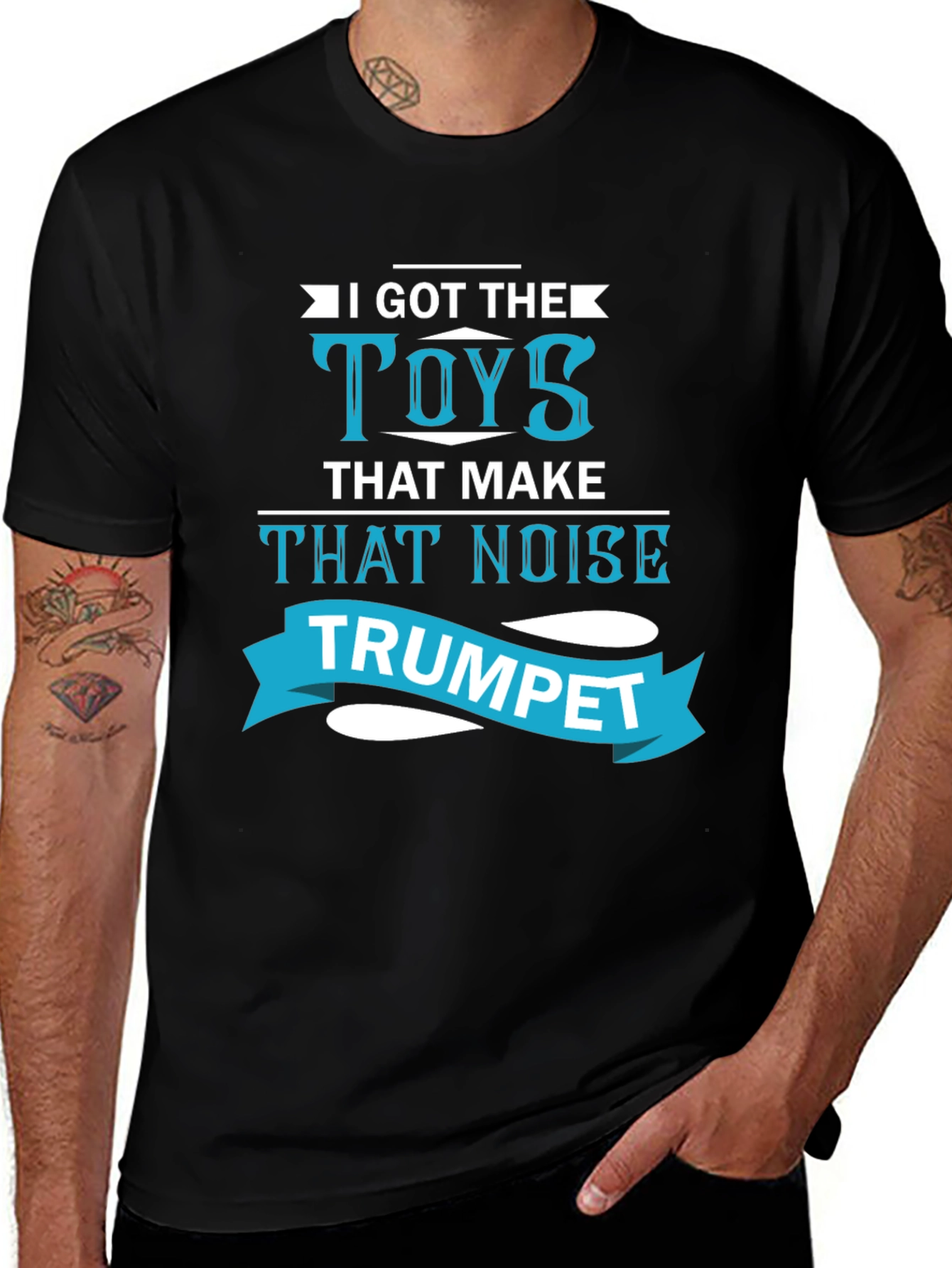 Variant 16 of I Got The Toys That Make That Noise Trumpet Graphic Tee