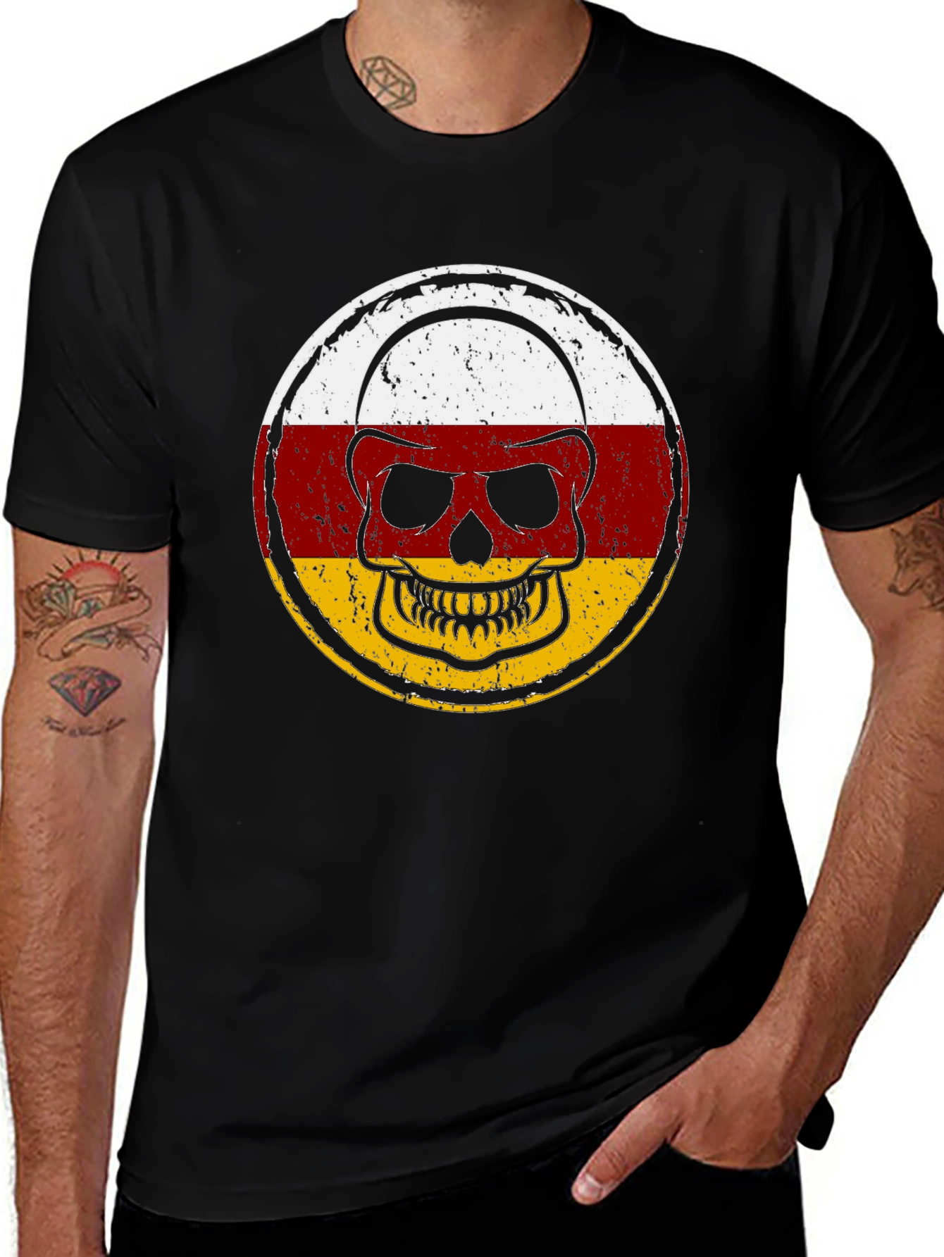 Skull Flag Graphic Tee