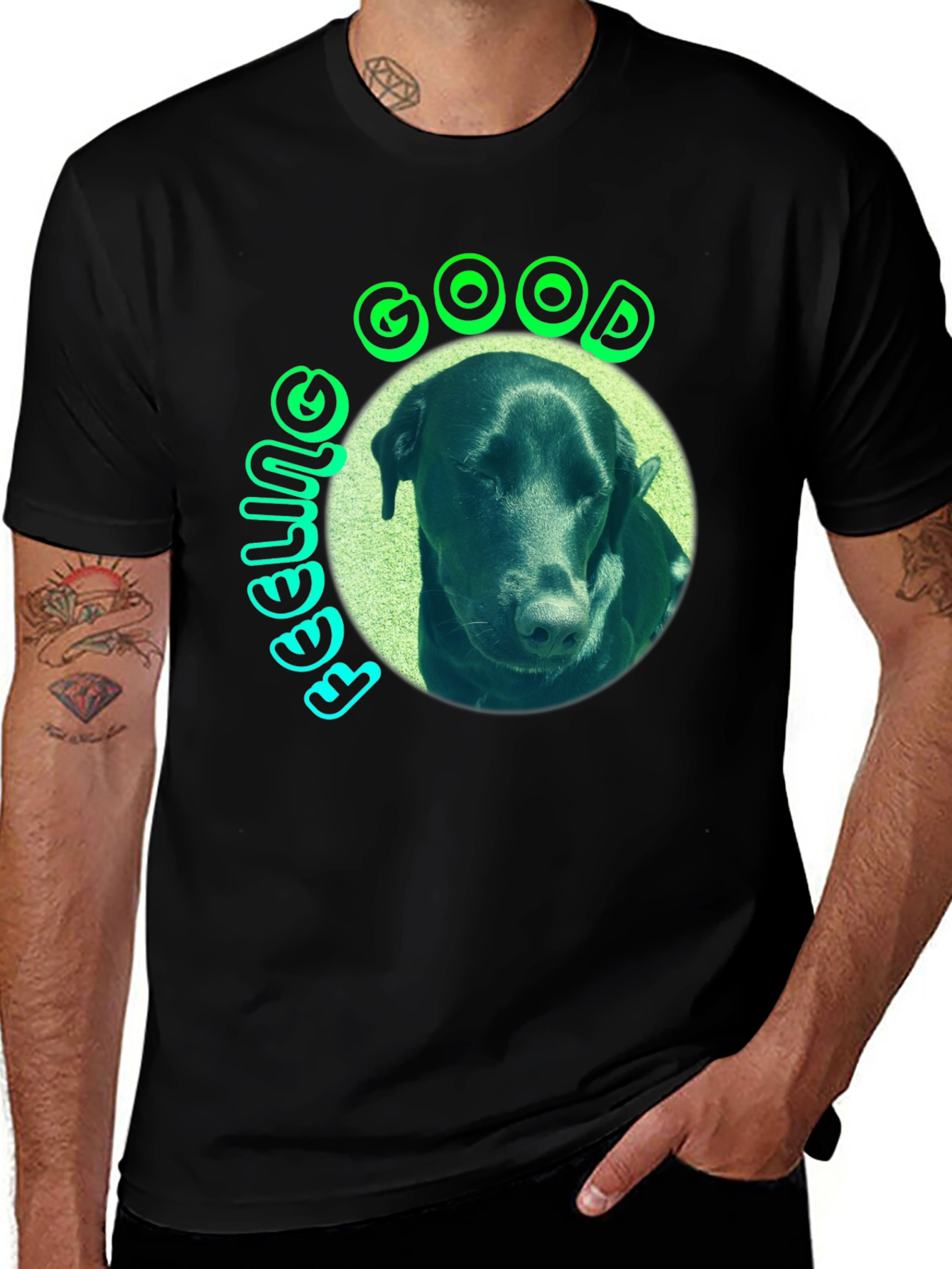 Feeling Good Dog T-Shirt
