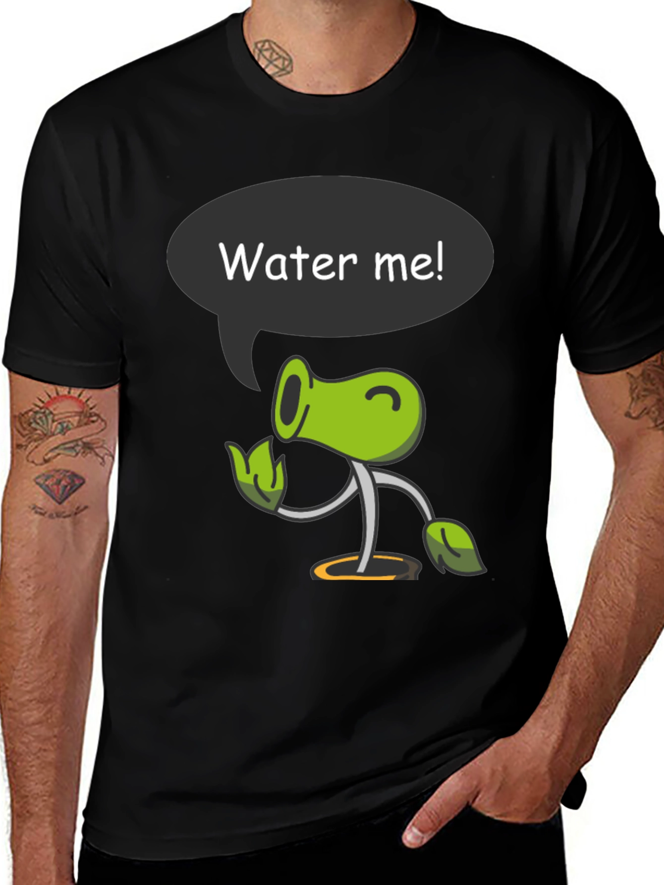 Variant 2 of Water Me Plant Tee - Funny Graphic T-Shirt