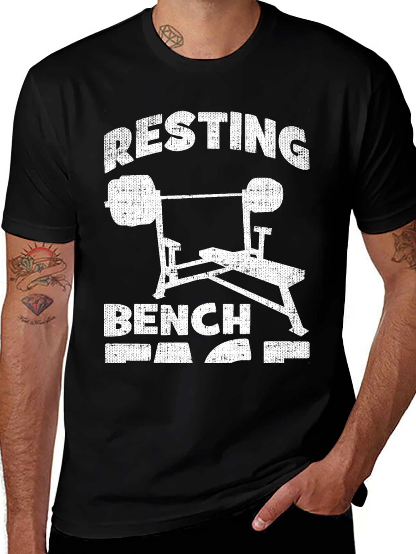Variant 17 of Resting Bench Face Graphic Tee