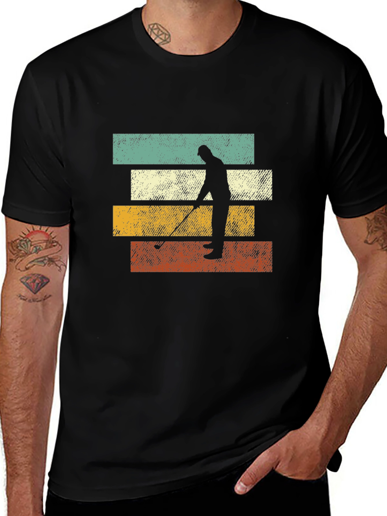 Variant 29 of Retro Golf Player Tee - Stylish and Comfortable