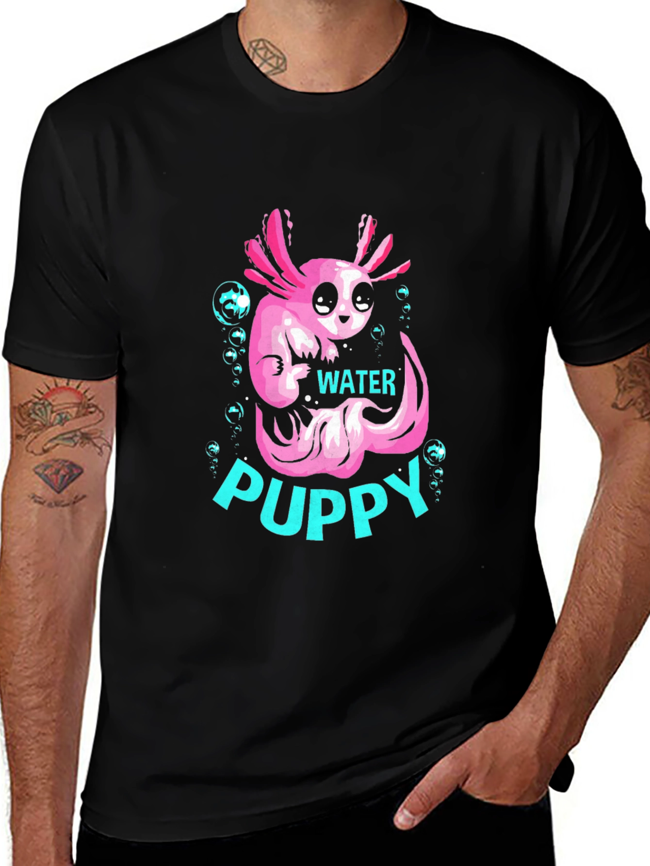 Variant 28 of Axolotl 'Water Puppy' Graphic Tee