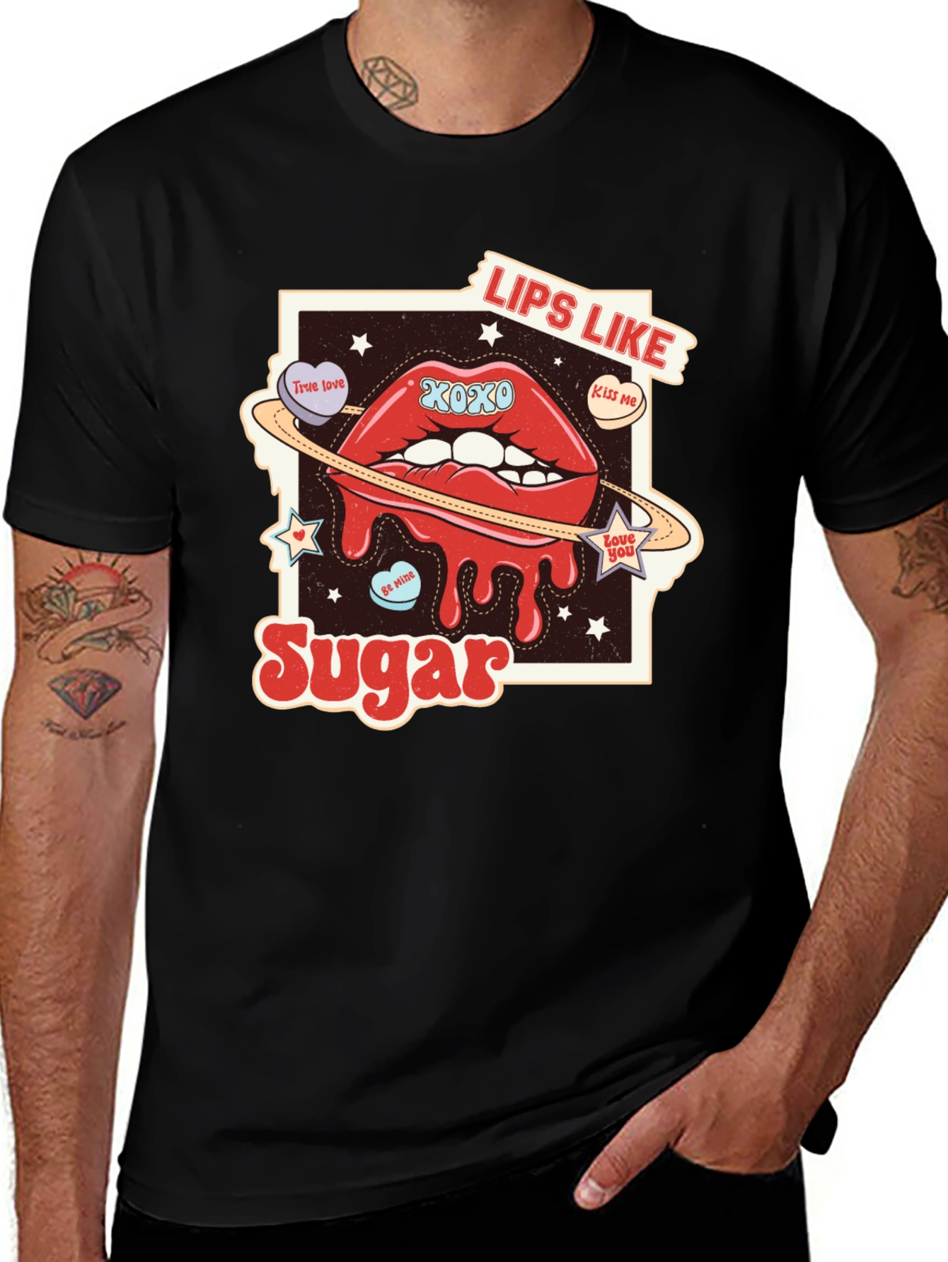 Variant 27 of Lips Like Sugar Graphic T-Shirt