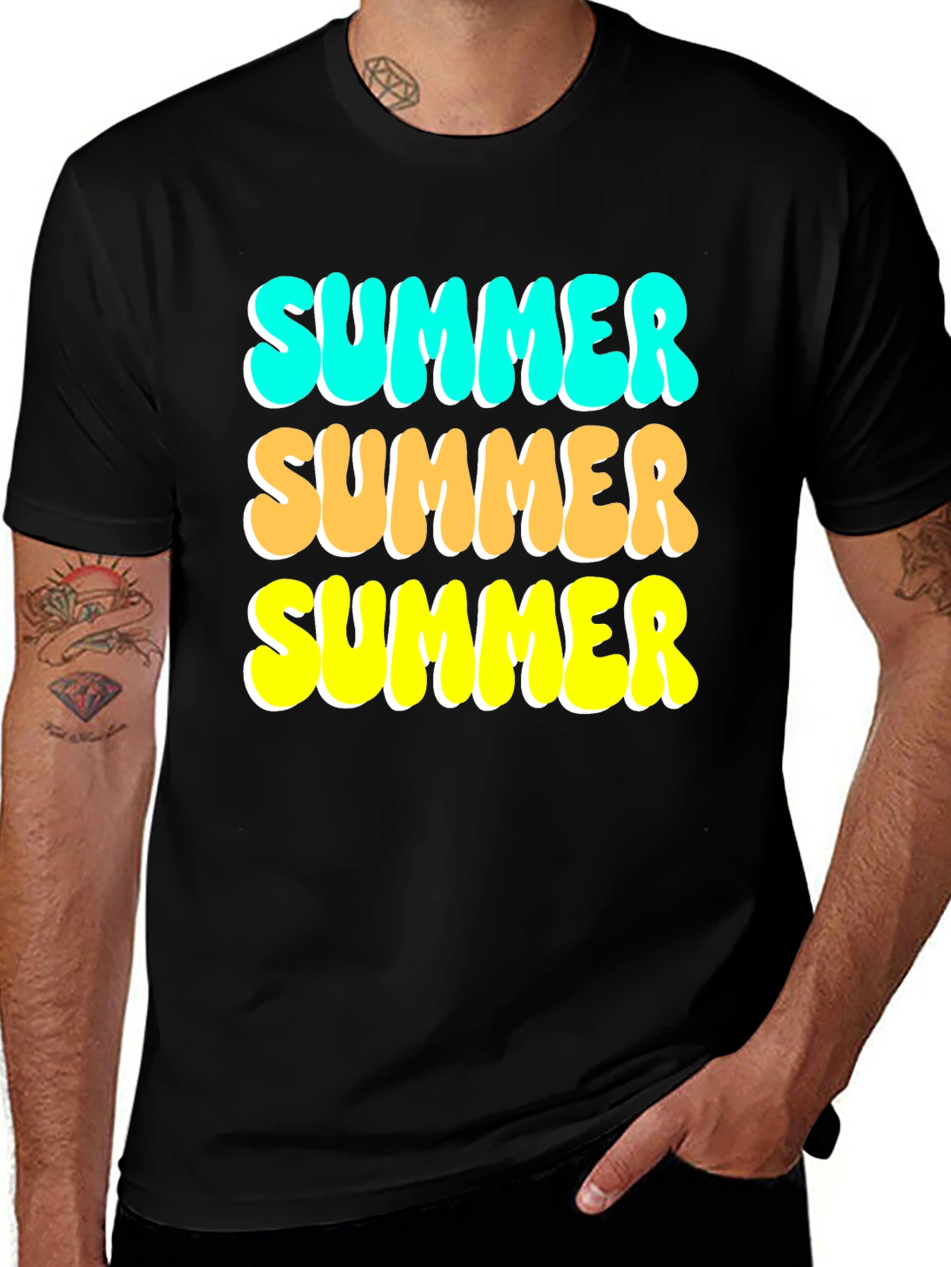 Variant 22 of Summer T-Shirt - Funky Retro Design