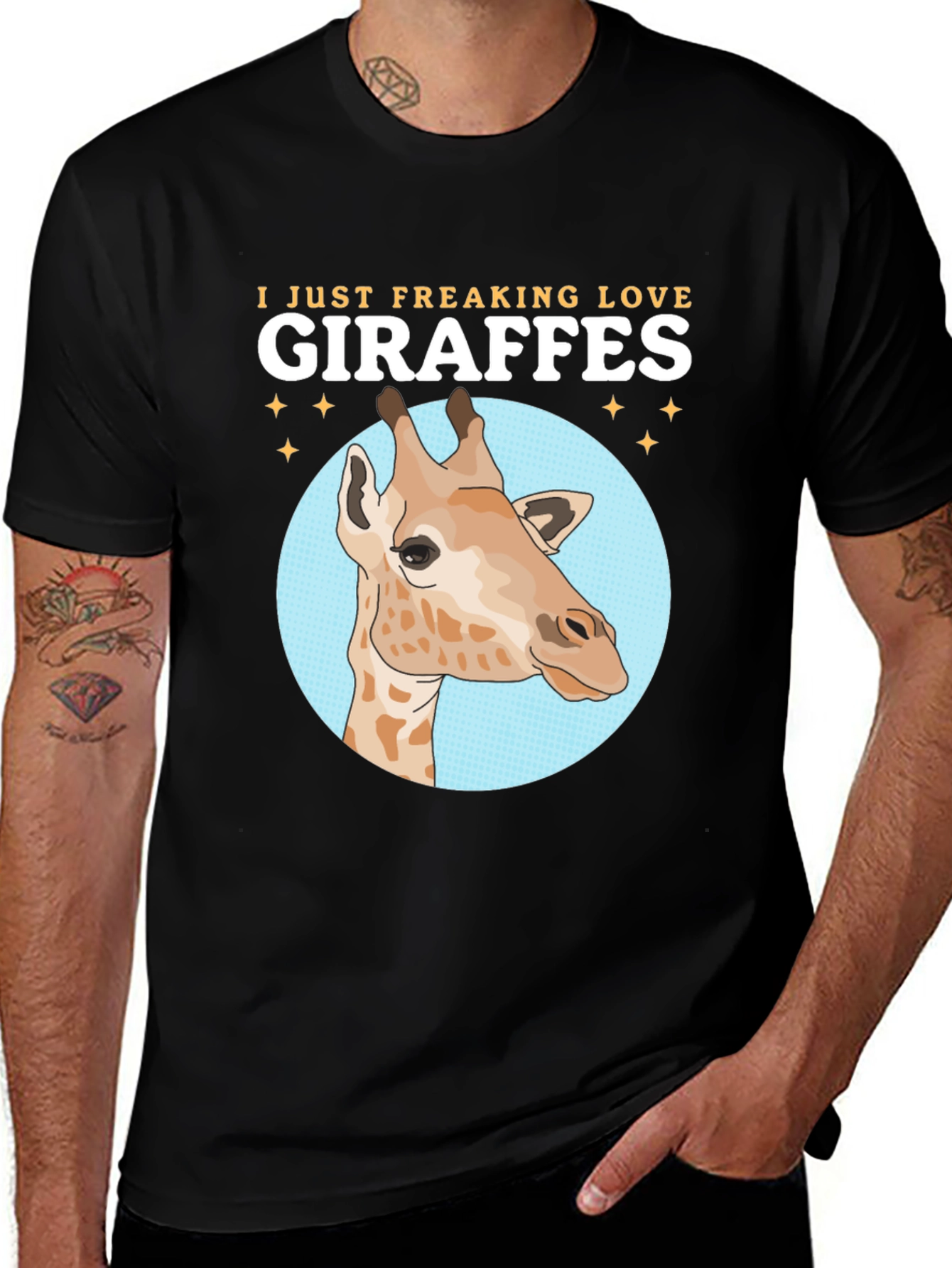 Variant 20 of I Just Freaking Love Giraffes T-Shirt