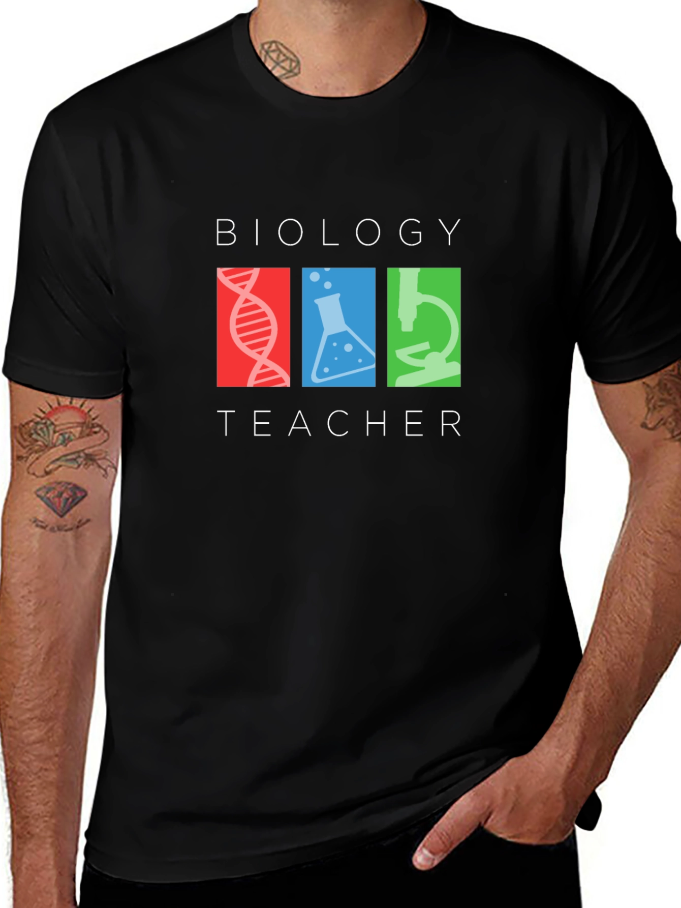 Variant 13 of Biology Teacher T-Shirt: Science Lover Gift