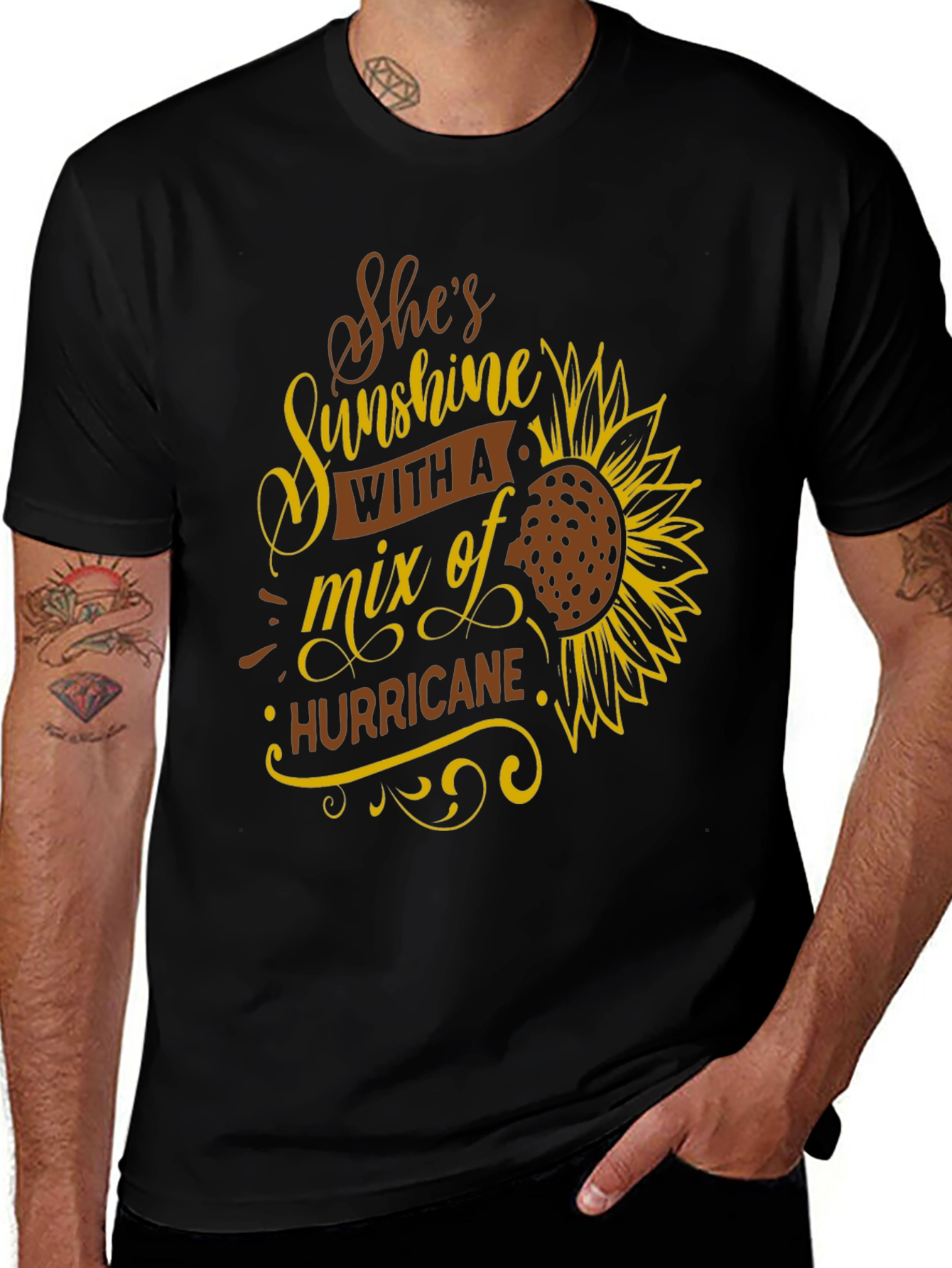 Variant 12 of She's Sunshine & Hurricane Graphic T-Shirt