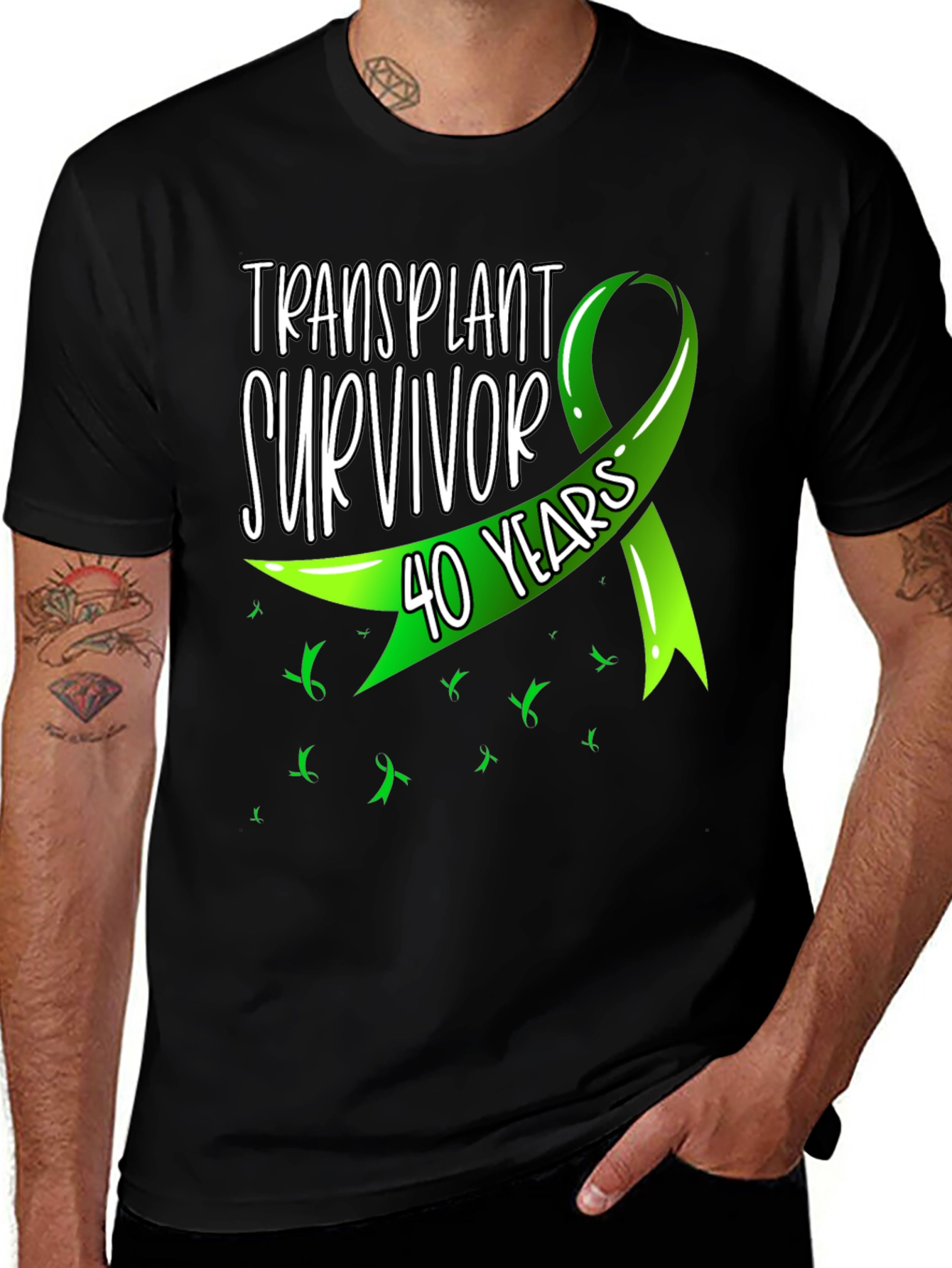 Variant 18 of Transplant Survivor 40 Years T-Shirt