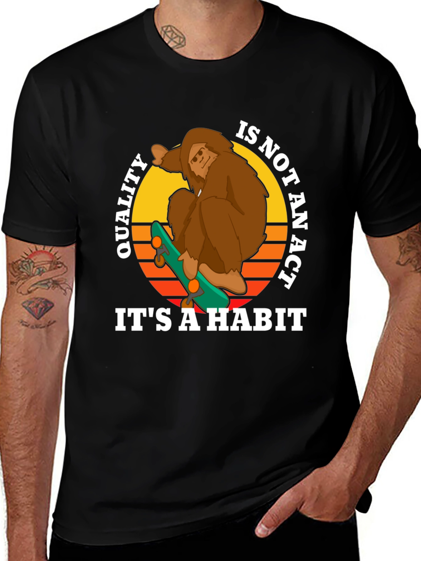 Variant 30 of Quality Is Not An Act It's A Habit Graphic T-Shirt