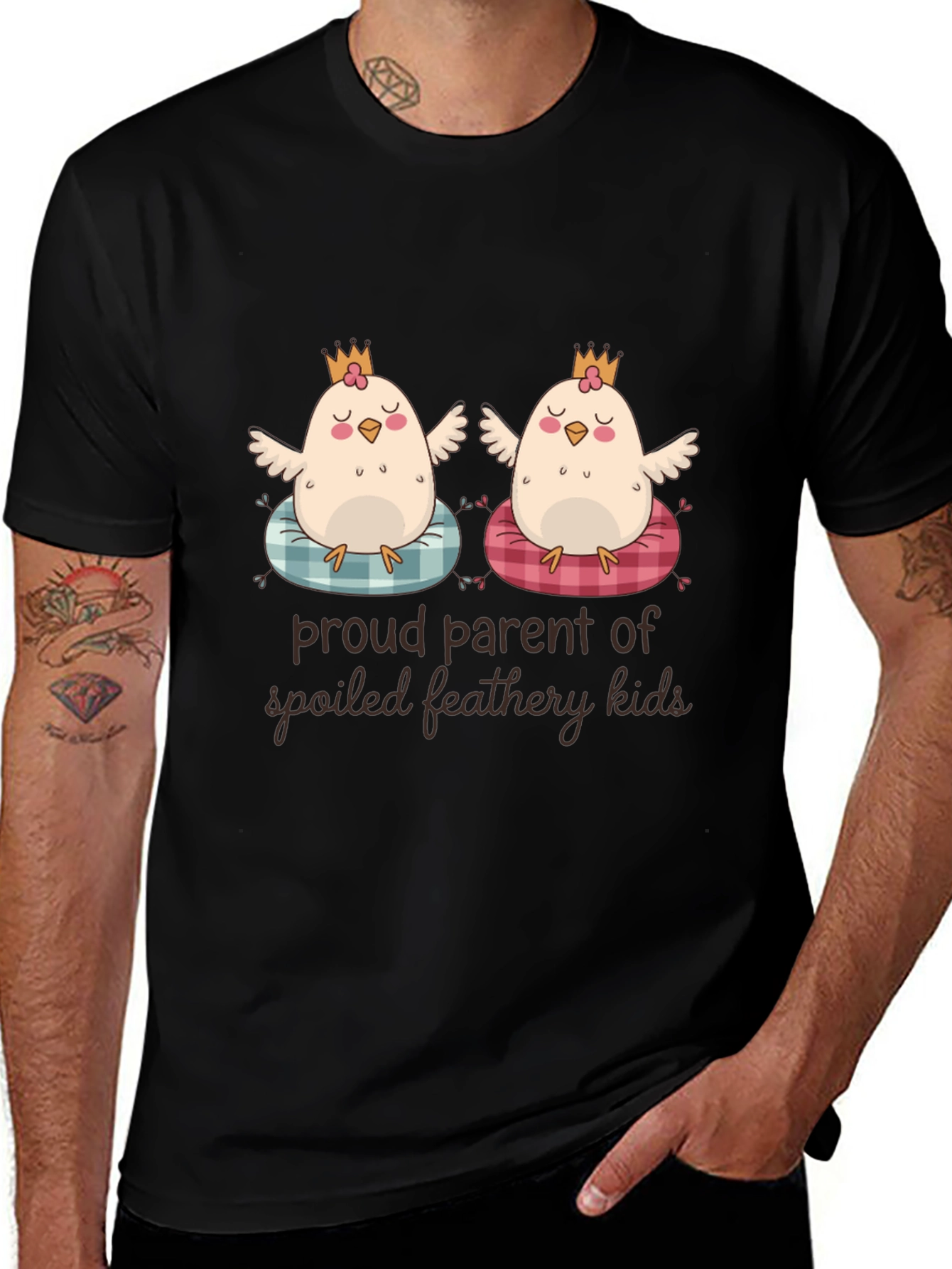 Variant 25 of Proud Parent of Spoiled Feathery Kids T-Shirt