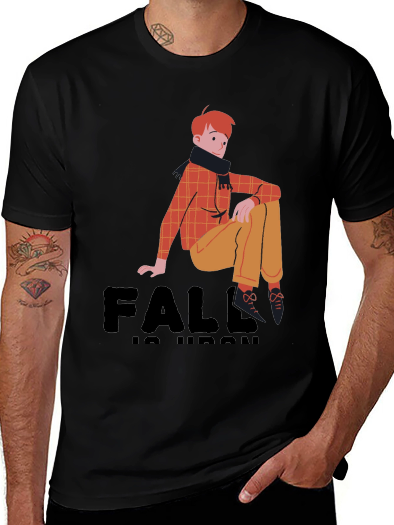 Fall Is Here T-Shirt, Autumn Graphic Tee