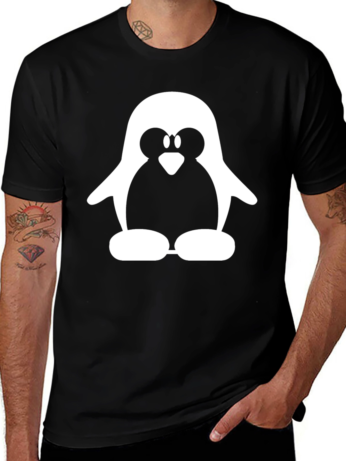 Variant 18 of Penguin Graphic Black T-Shirt