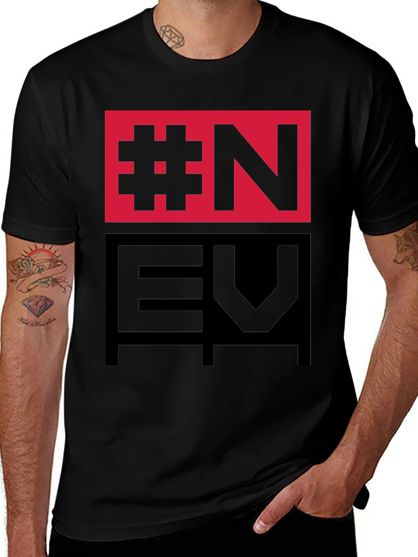 Variant 16 of Bold Graphic Tee: #N EU