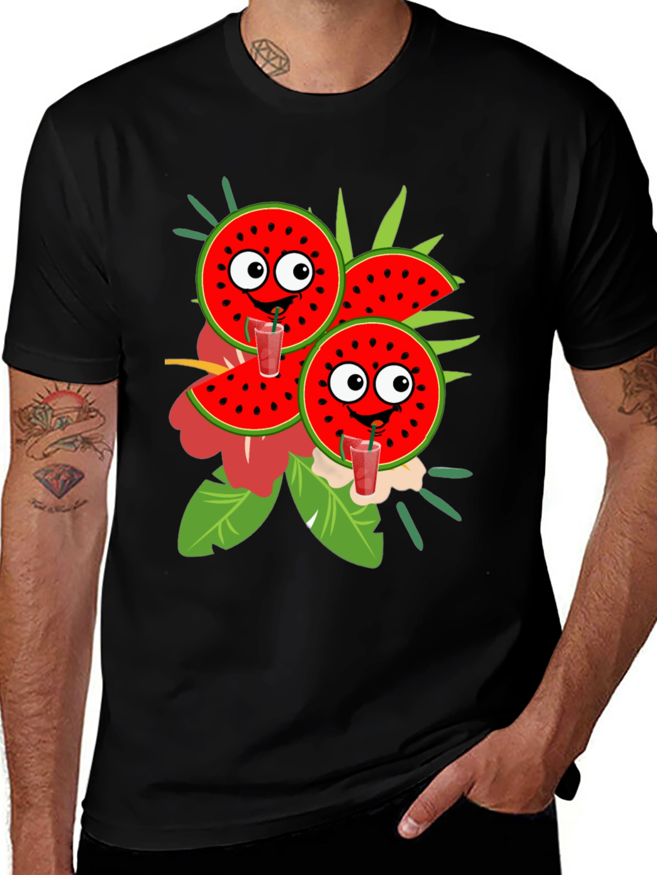 Variant 24 of Whimsical Watermelon Graphic Tee